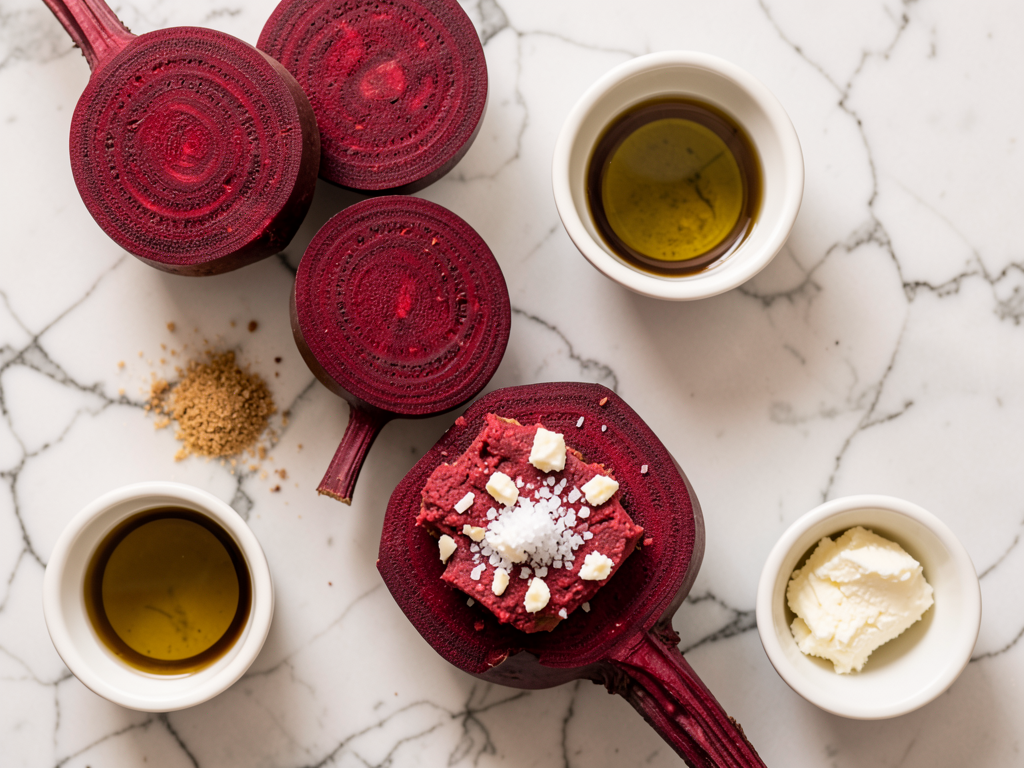Rainbow Beetroot and Goat’s Cheese Terrine