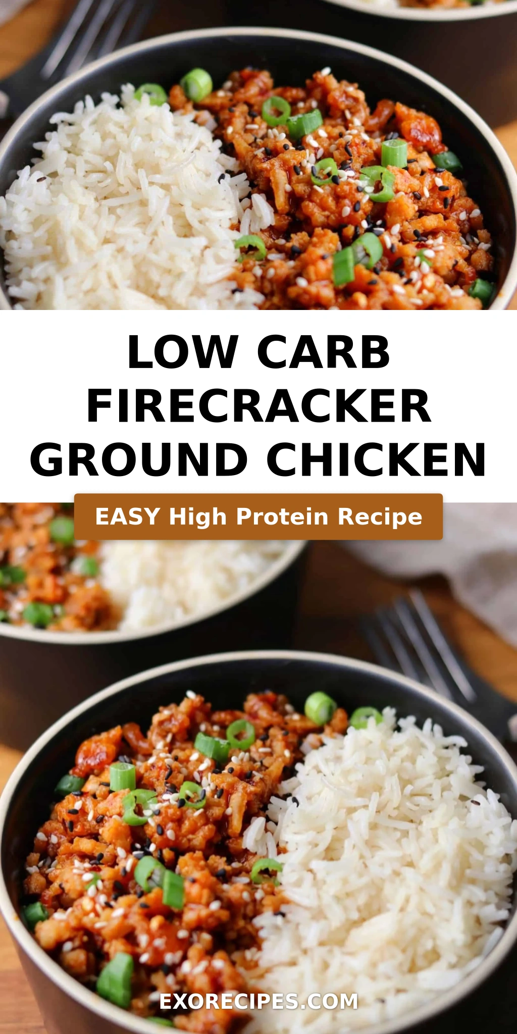 Low Carb Firecracker Ground Chicken