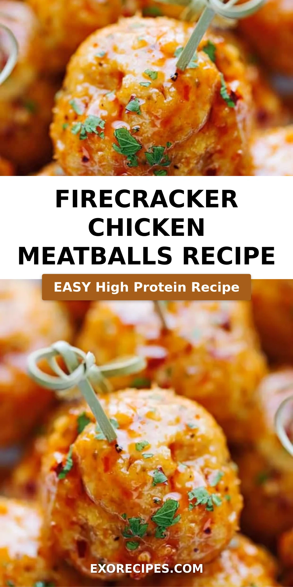 Firecracker Chicken Meatballs Recipe