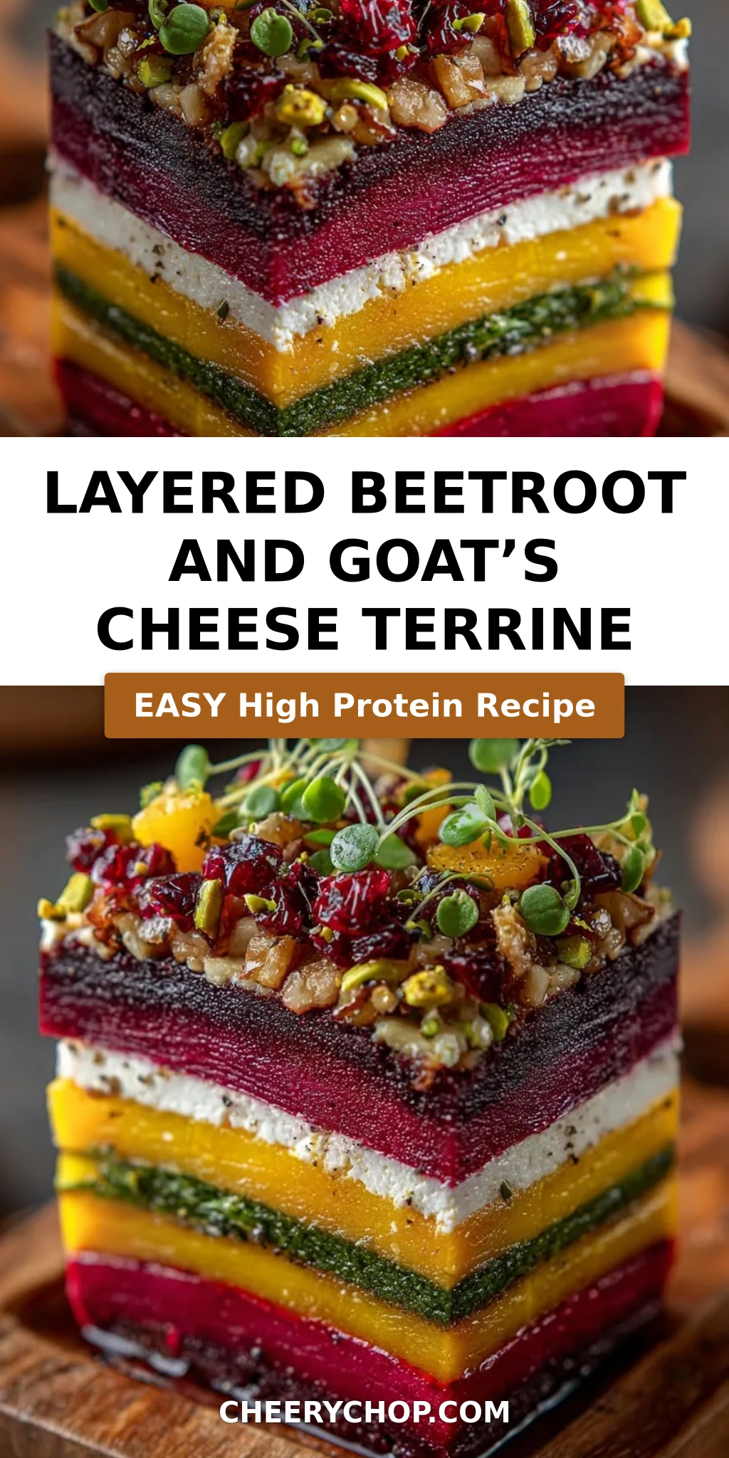 Layered Beetroot and Goat’s Cheese Terrine