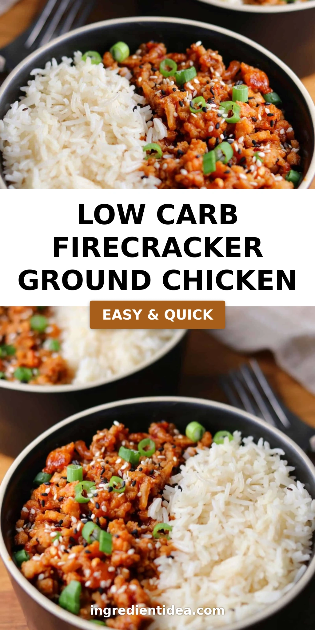 Low Carb Firecracker Ground Chicken