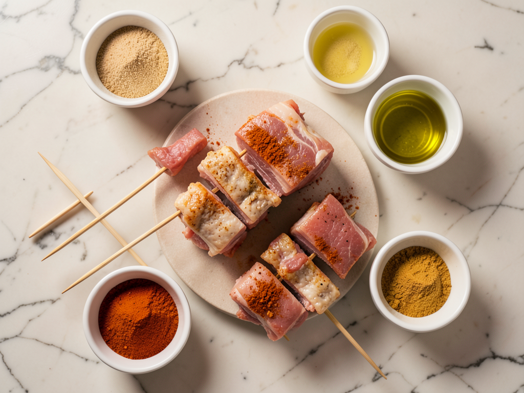 Bang Bang Chicken Skewers