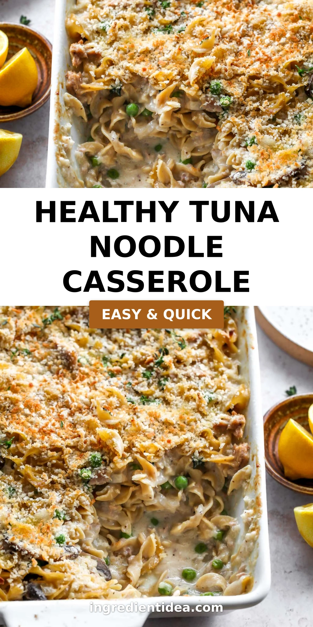 Healthy Tuna Noodle Casserole