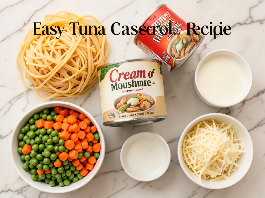 EASY TUNA CASSEROLE RECIPE + WonkyWonderful