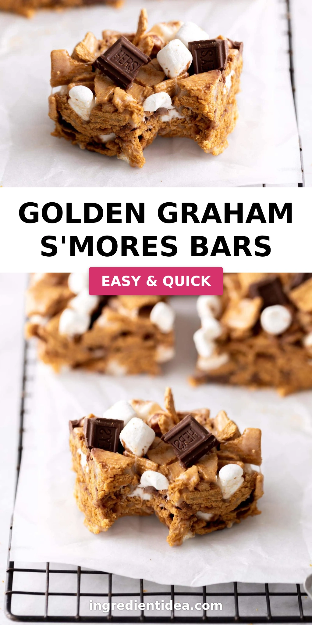 Golden Graham S'mores Bars