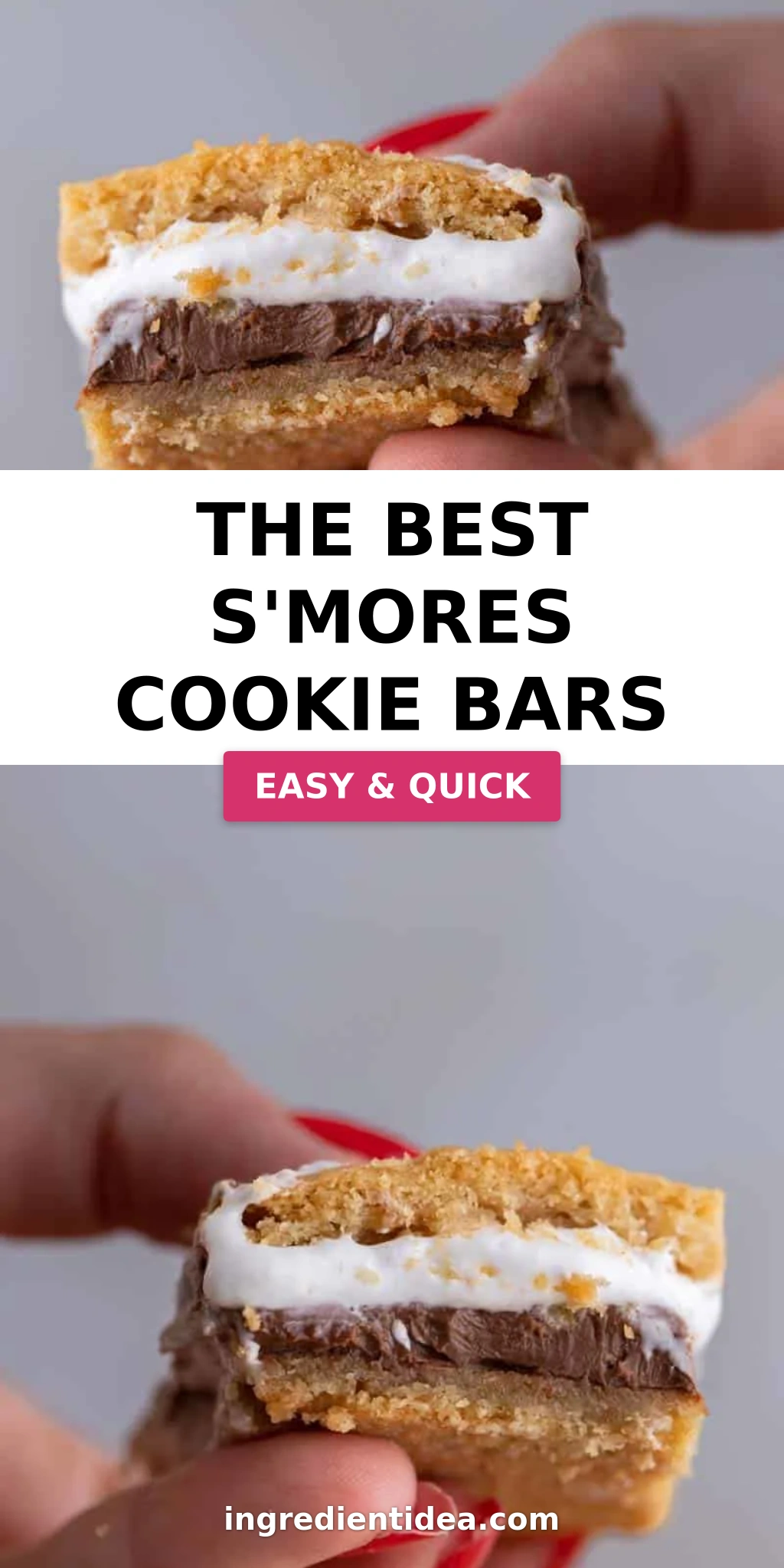 The Best s'mores cookie bars