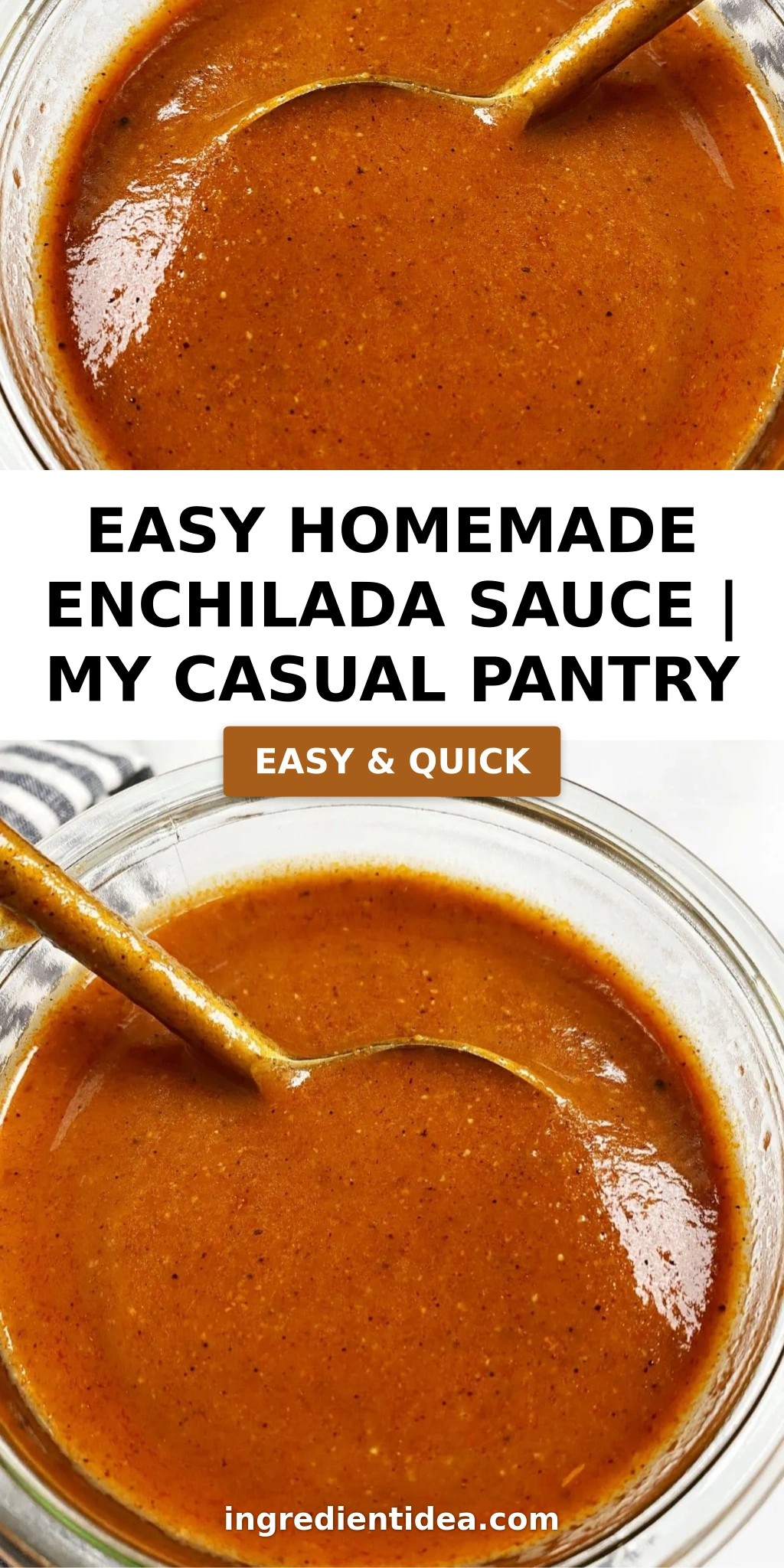 Easy Homemade Enchilada Sauce | My Casual Pantry