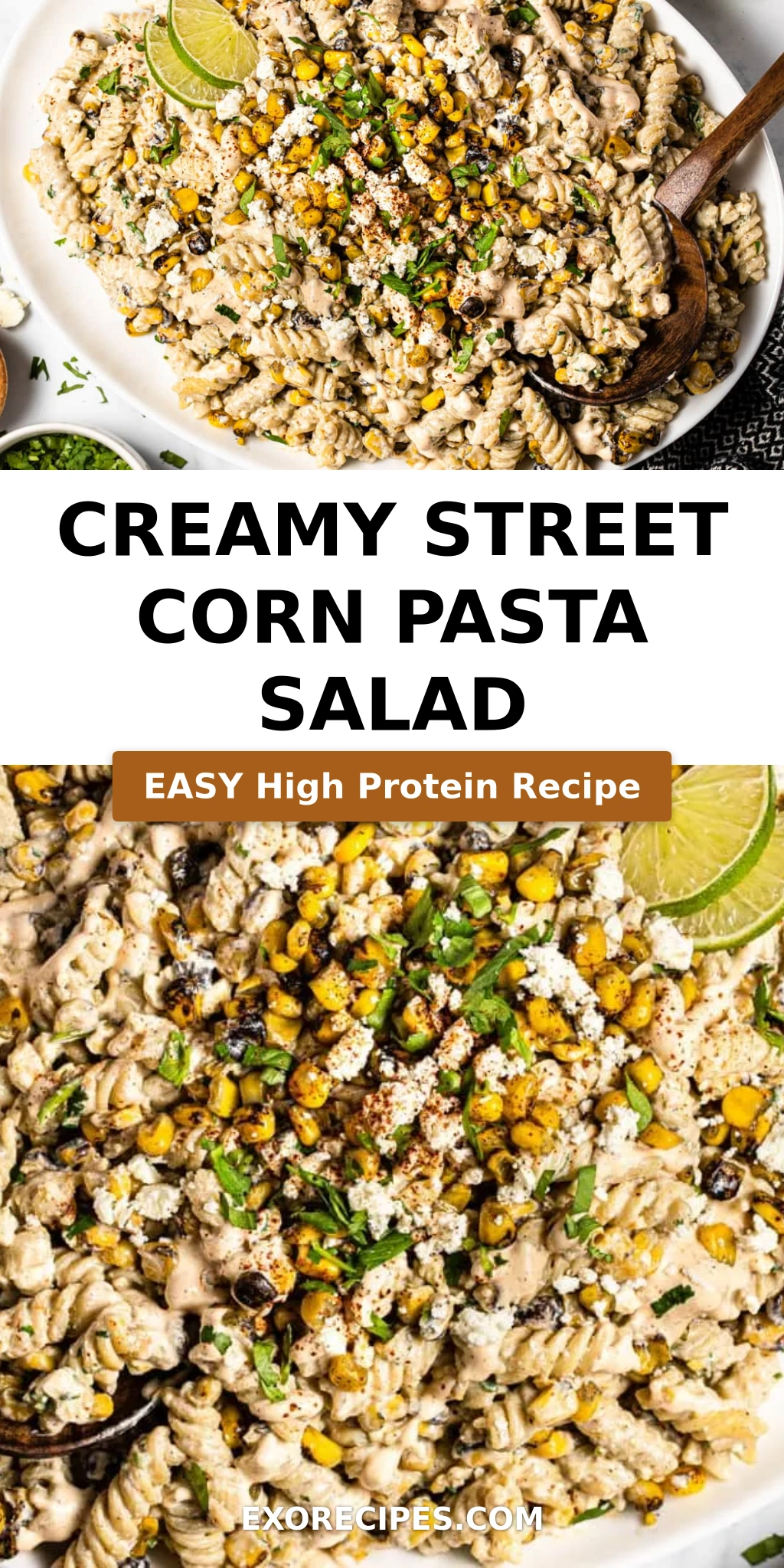 Creamy Street Corn Pasta Salad