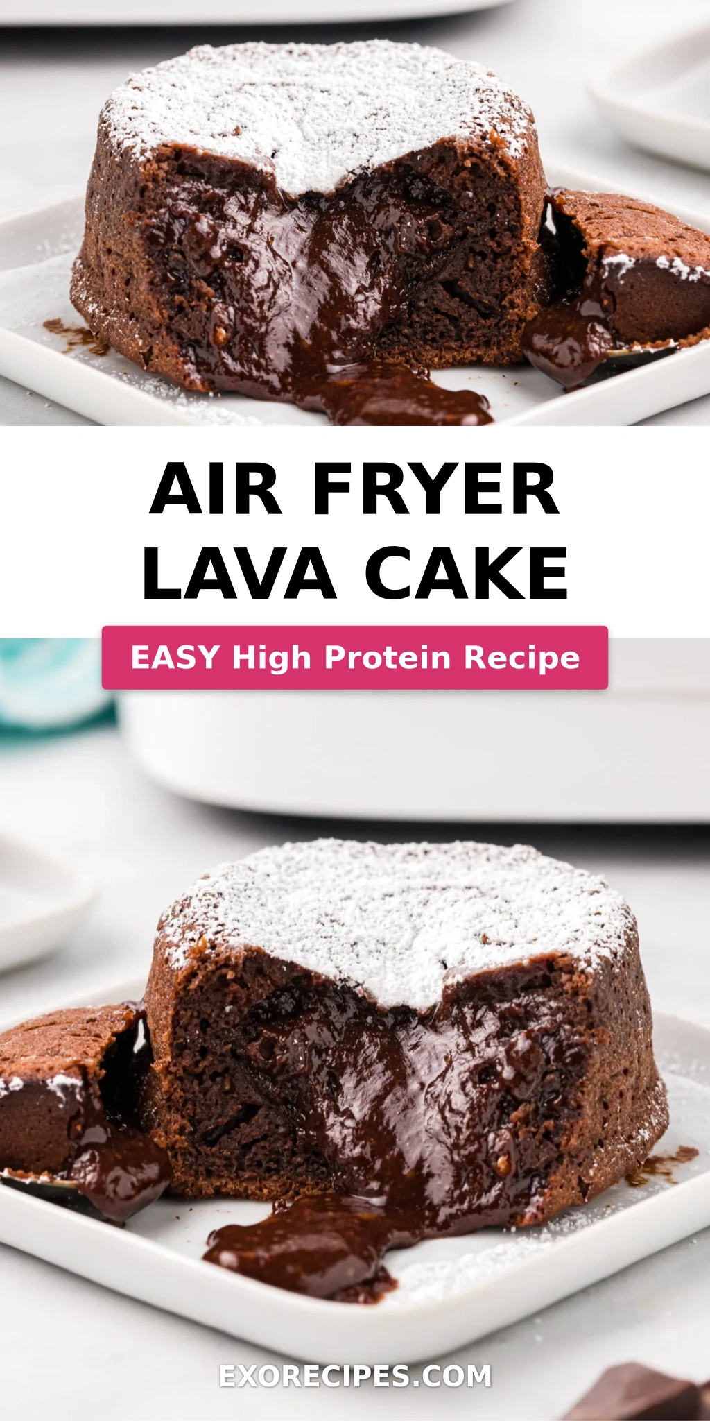 Air Fryer Lava Cake