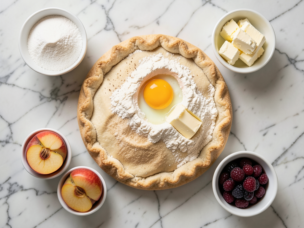 Peach Blueberry Galette