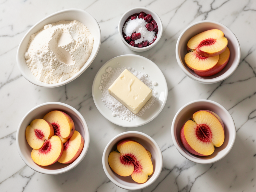 Peach Blueberry Galette