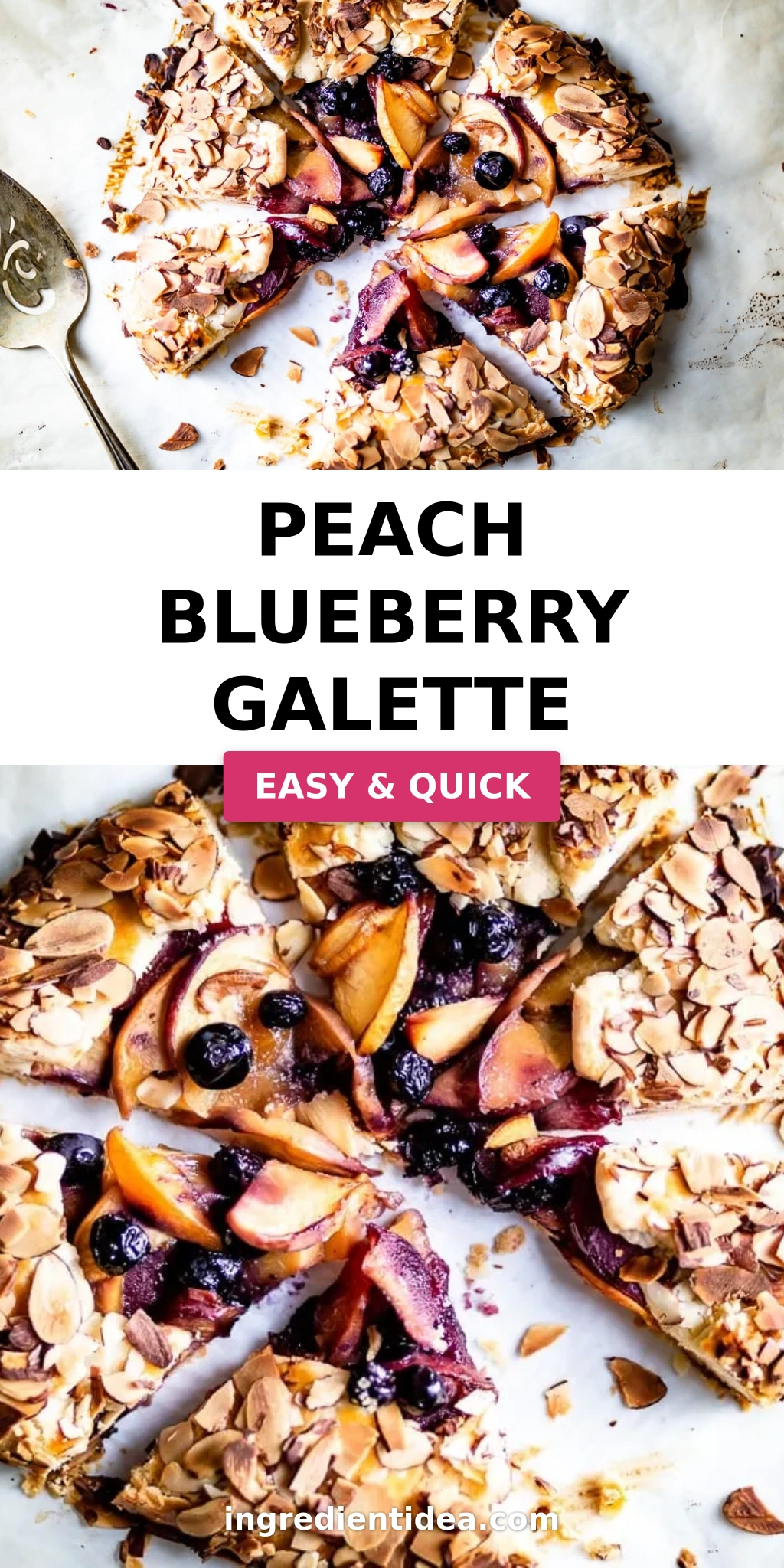 Peach Blueberry Galette