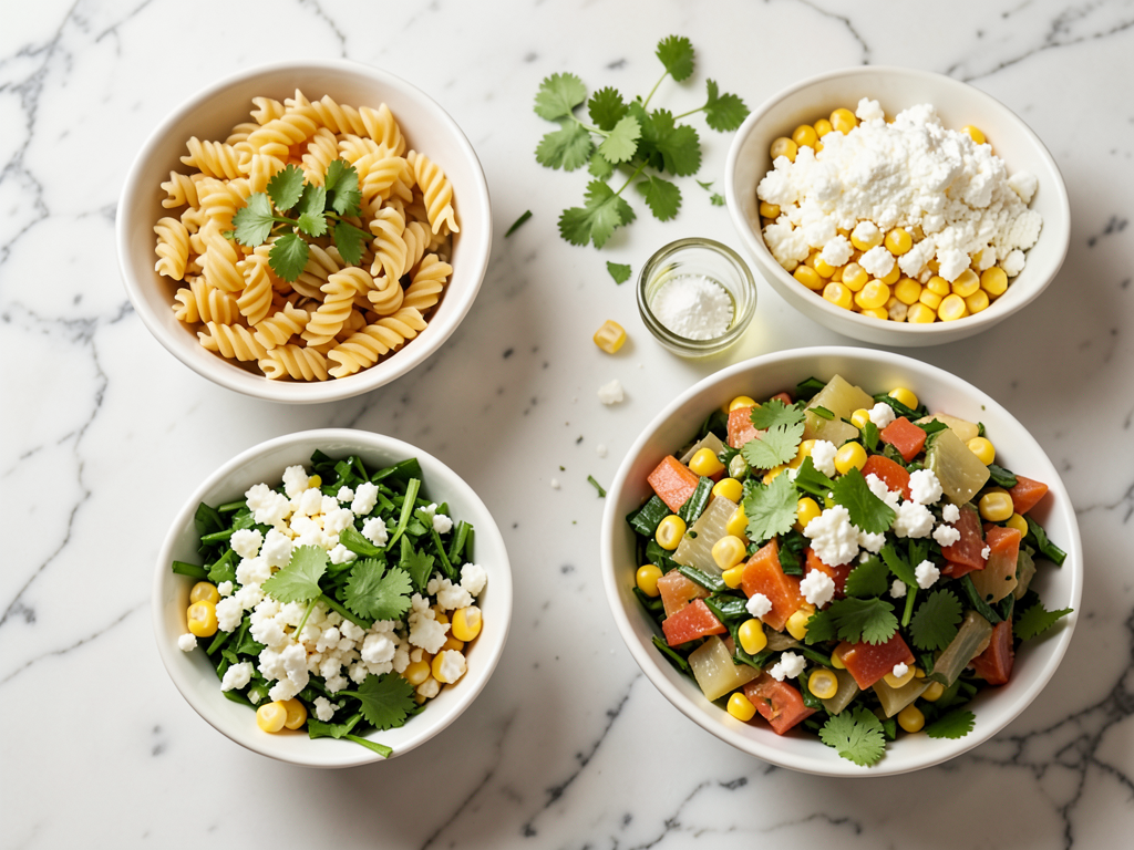Creamy Street Corn Pasta Salad