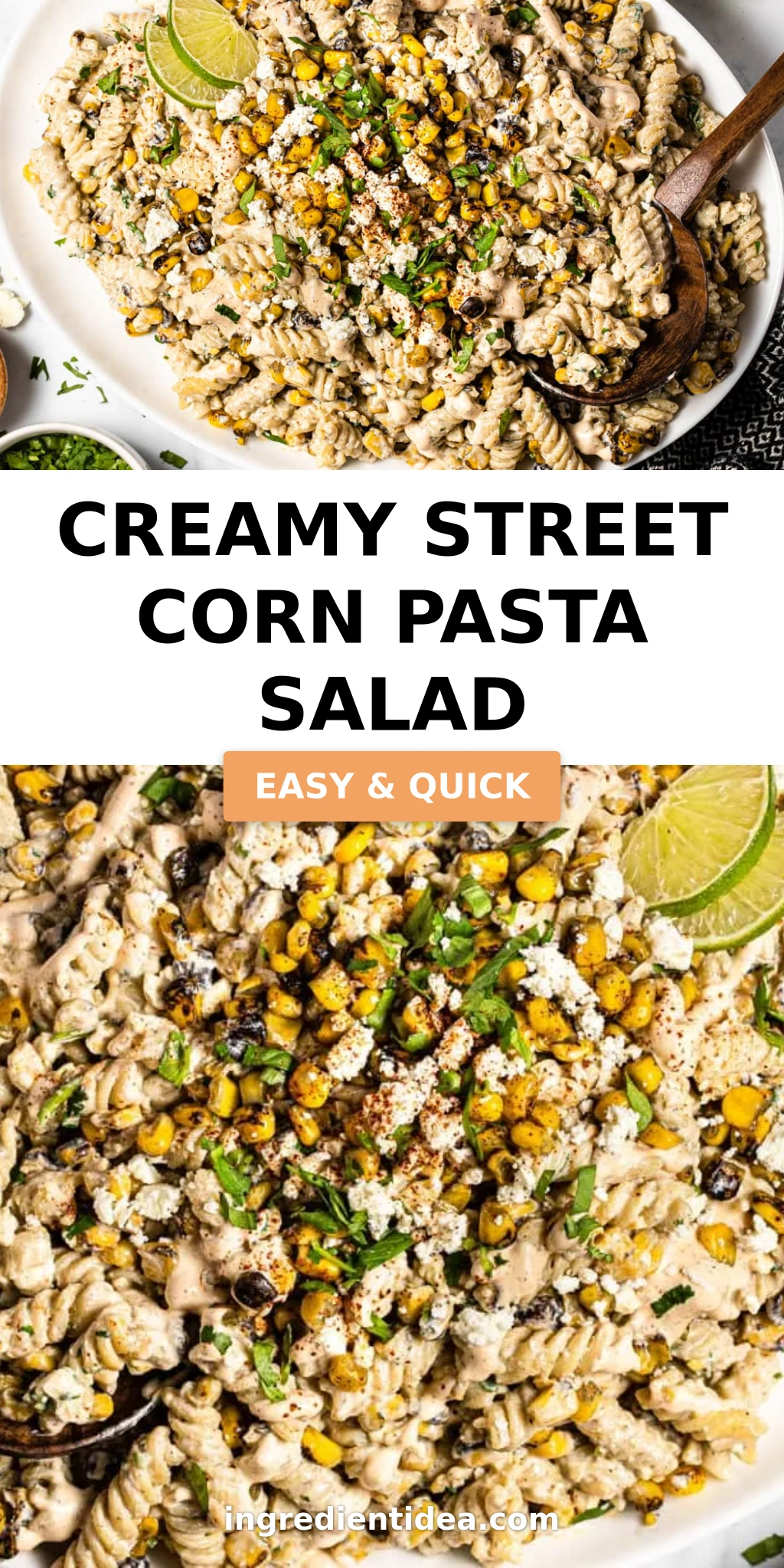 Creamy Street Corn Pasta Salad