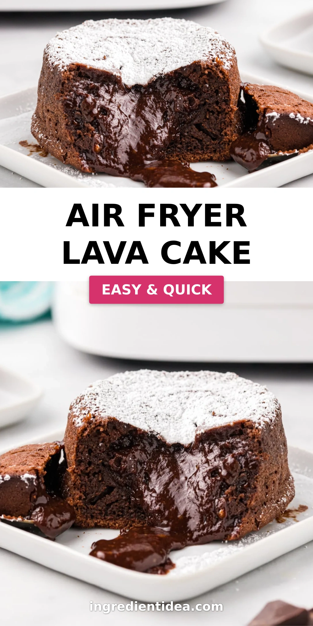 Air Fryer Lava Cake