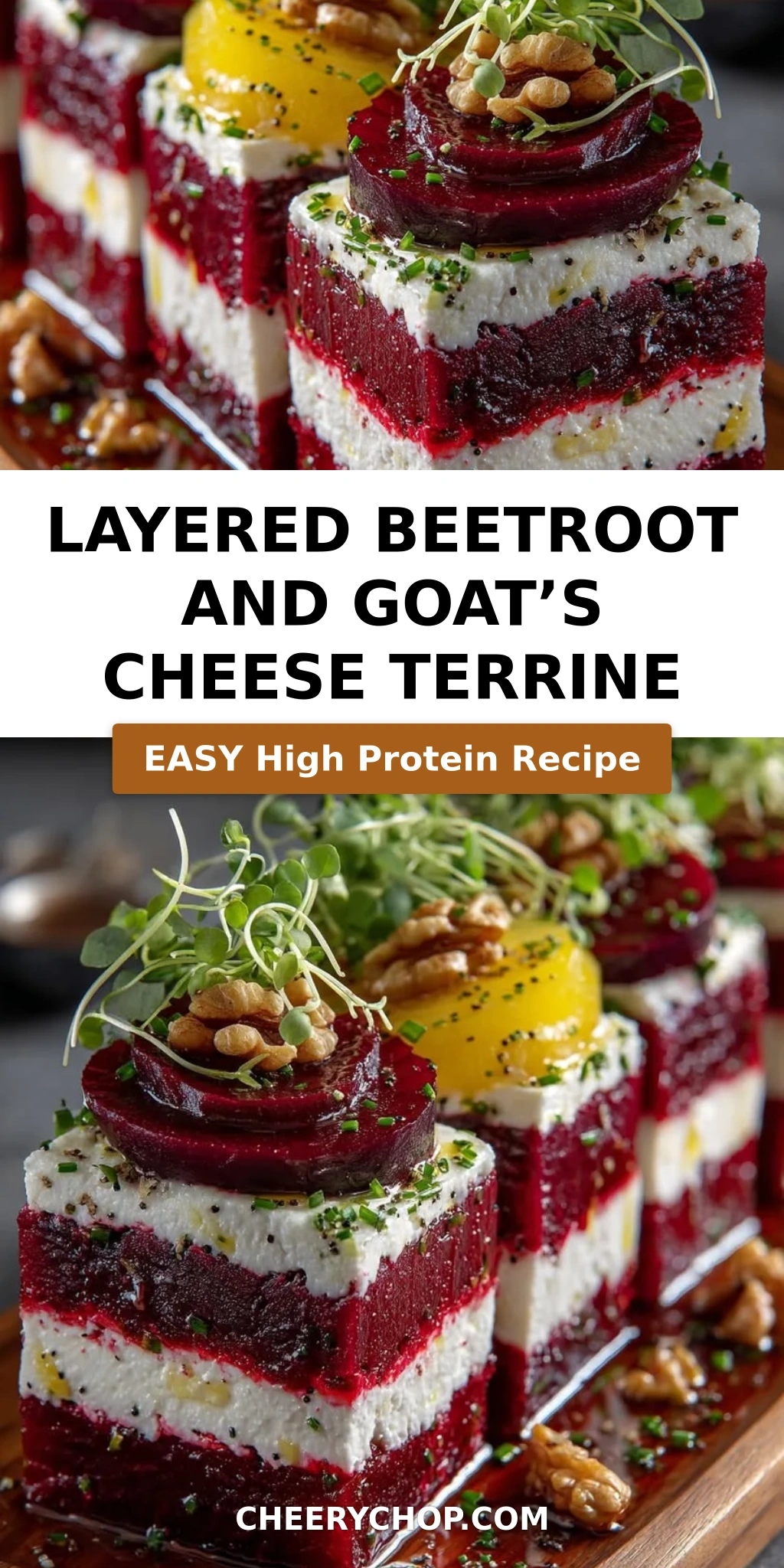 Layered Beetroot and Goat’s Cheese Terrine