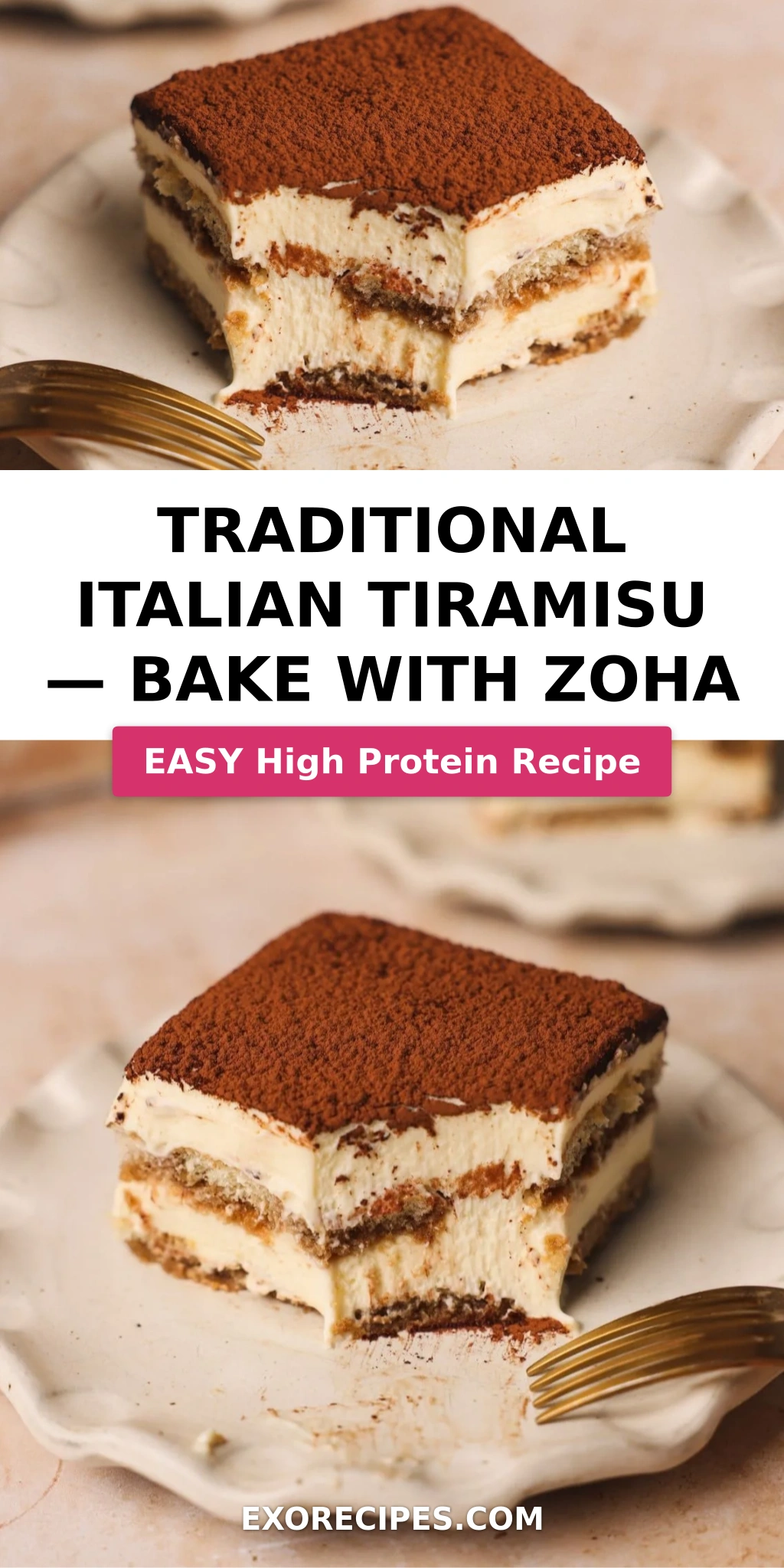 Traditional Italian Tiramisu — Bake with Zoha