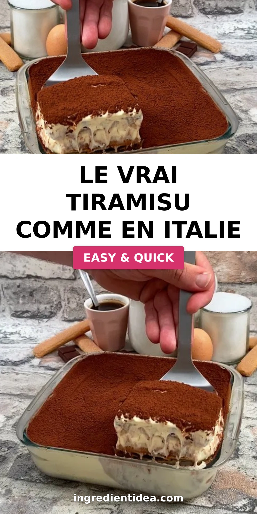 LE VRAI TIRAMISU COMME EN ITALIE