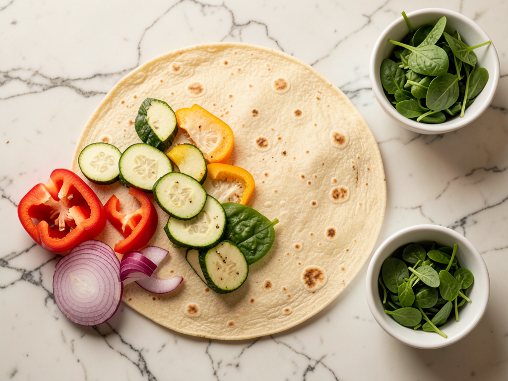 Grilled Mediterranean Veggie Quesadillas