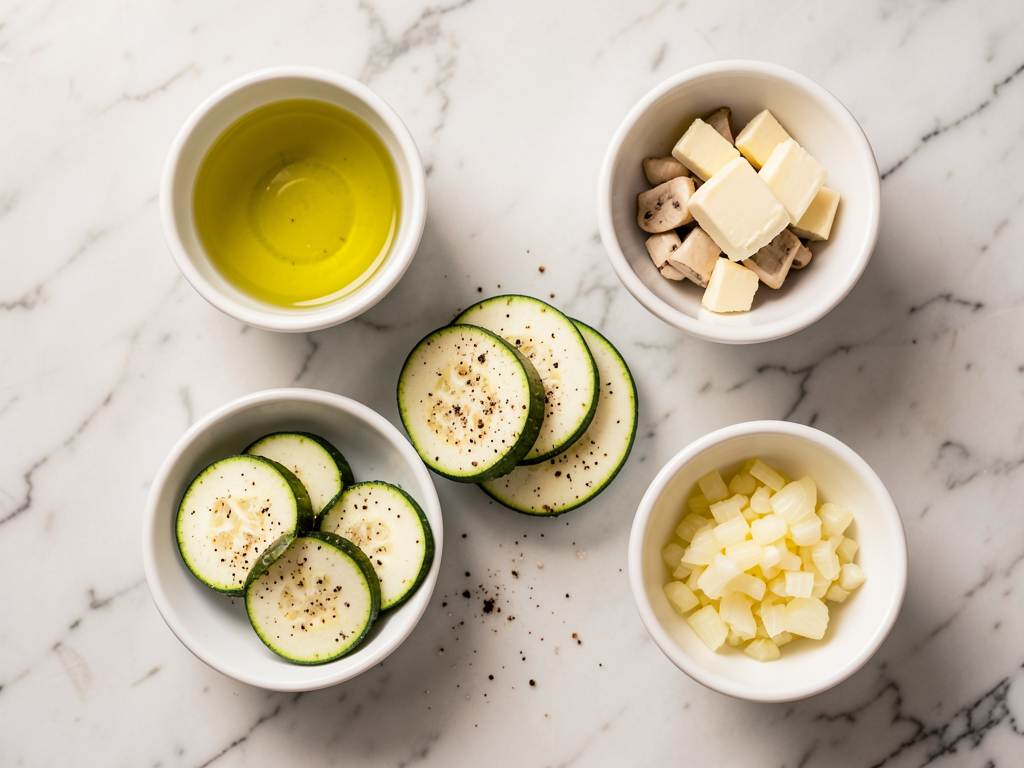 Pan-Fried Zucchini and Mushrooms Recipe