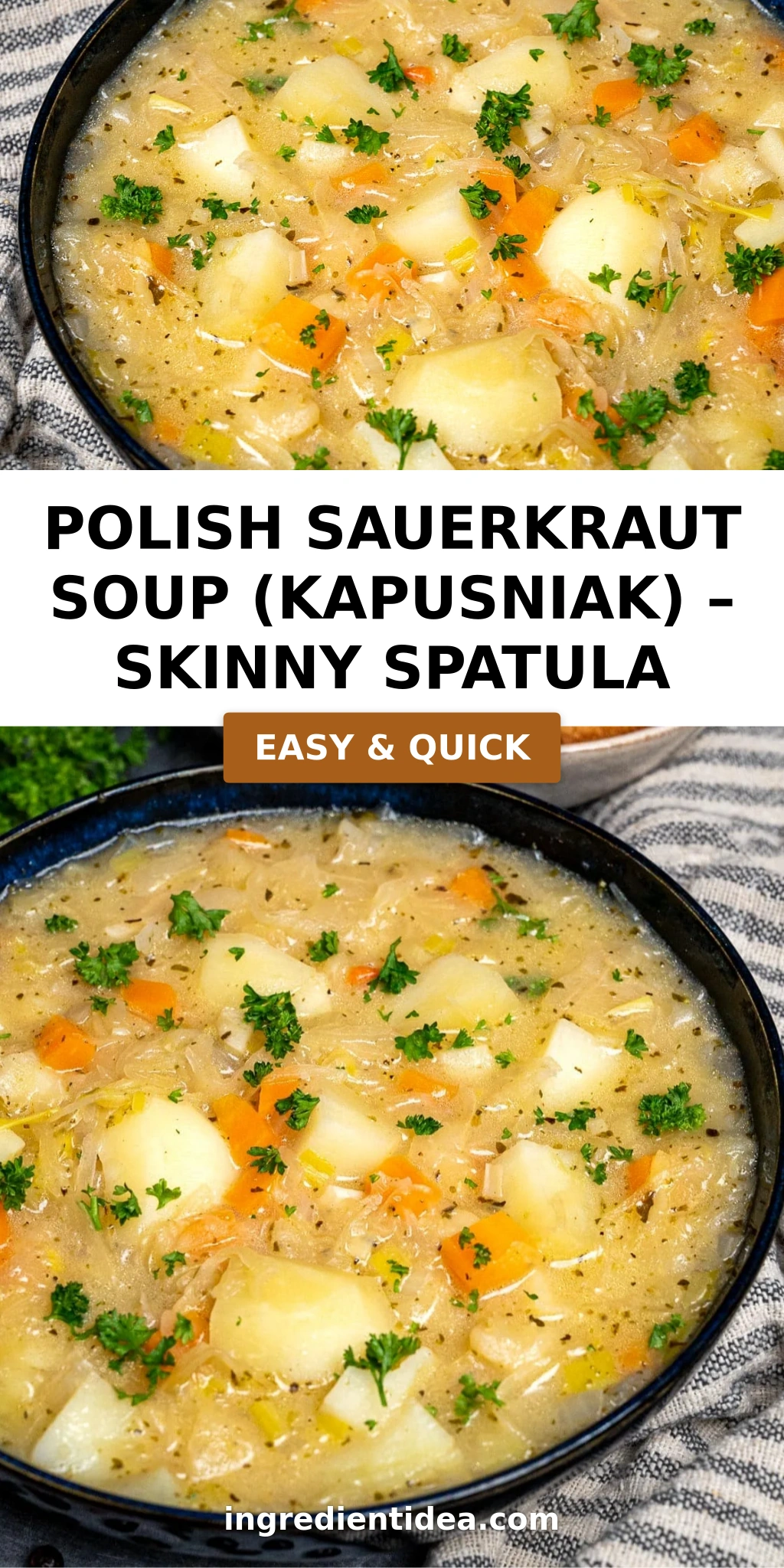 Polish Sauerkraut Soup (Kapusniak) – Skinny Spatula