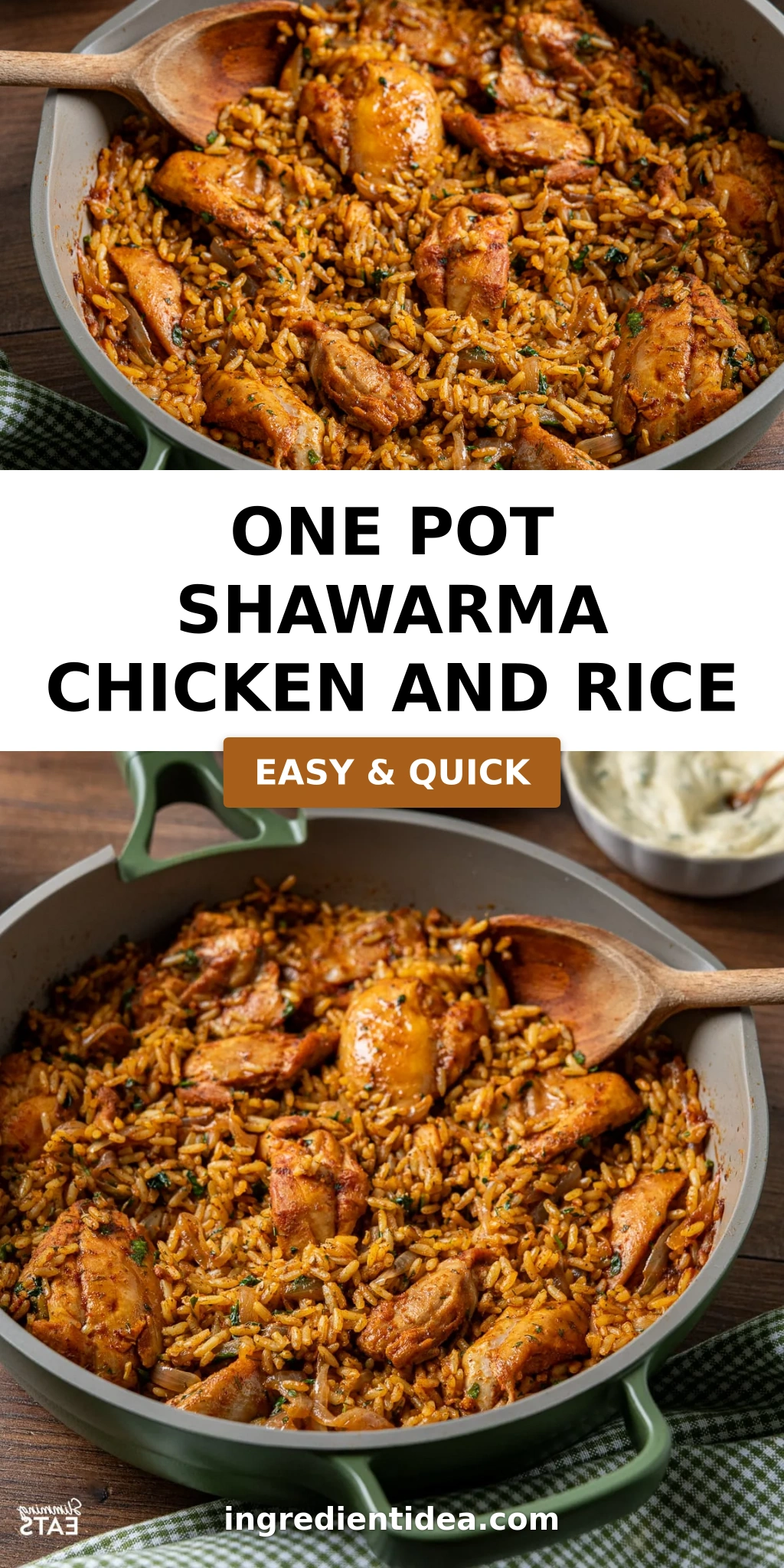 One Pot Shawarma Chicken and Rice