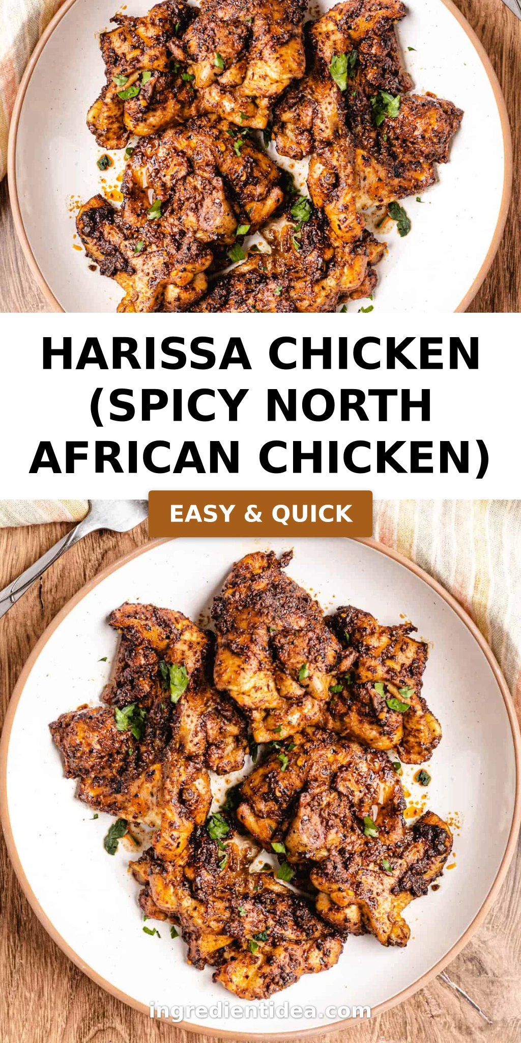 Harissa Chicken (Spicy North African Chicken)