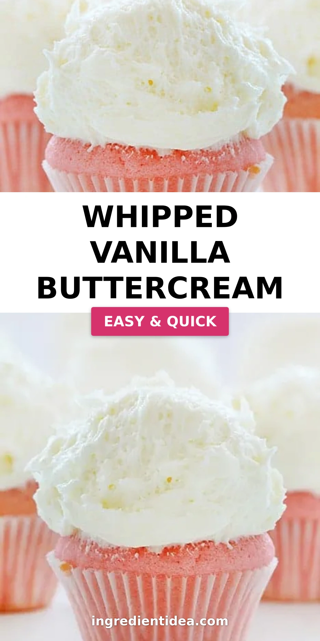 whipped vanilla buttercream