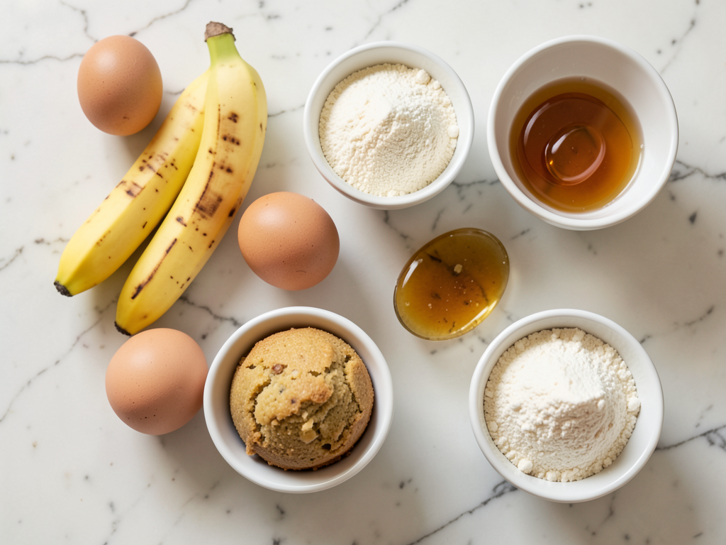 Paleo Coconut Flour Banana Bread Muffins