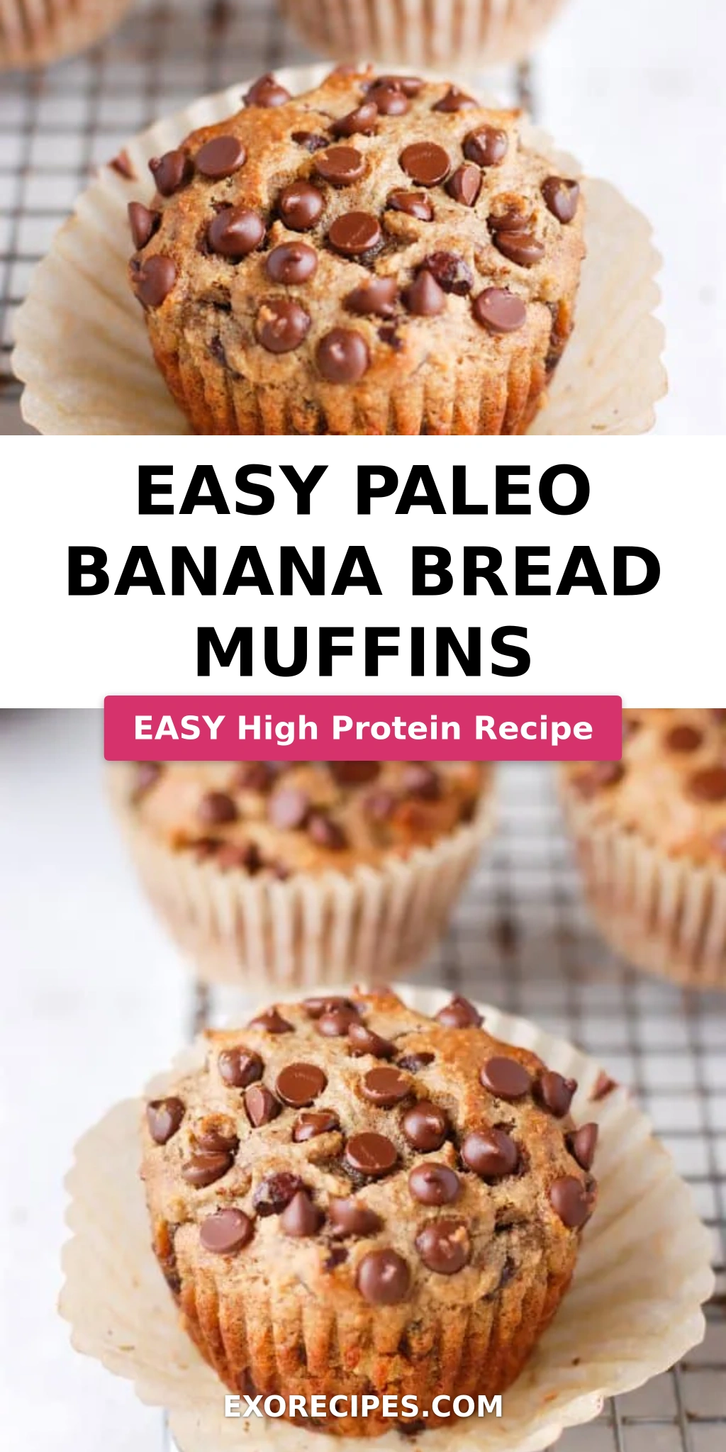 easy paleo banana bread muffins