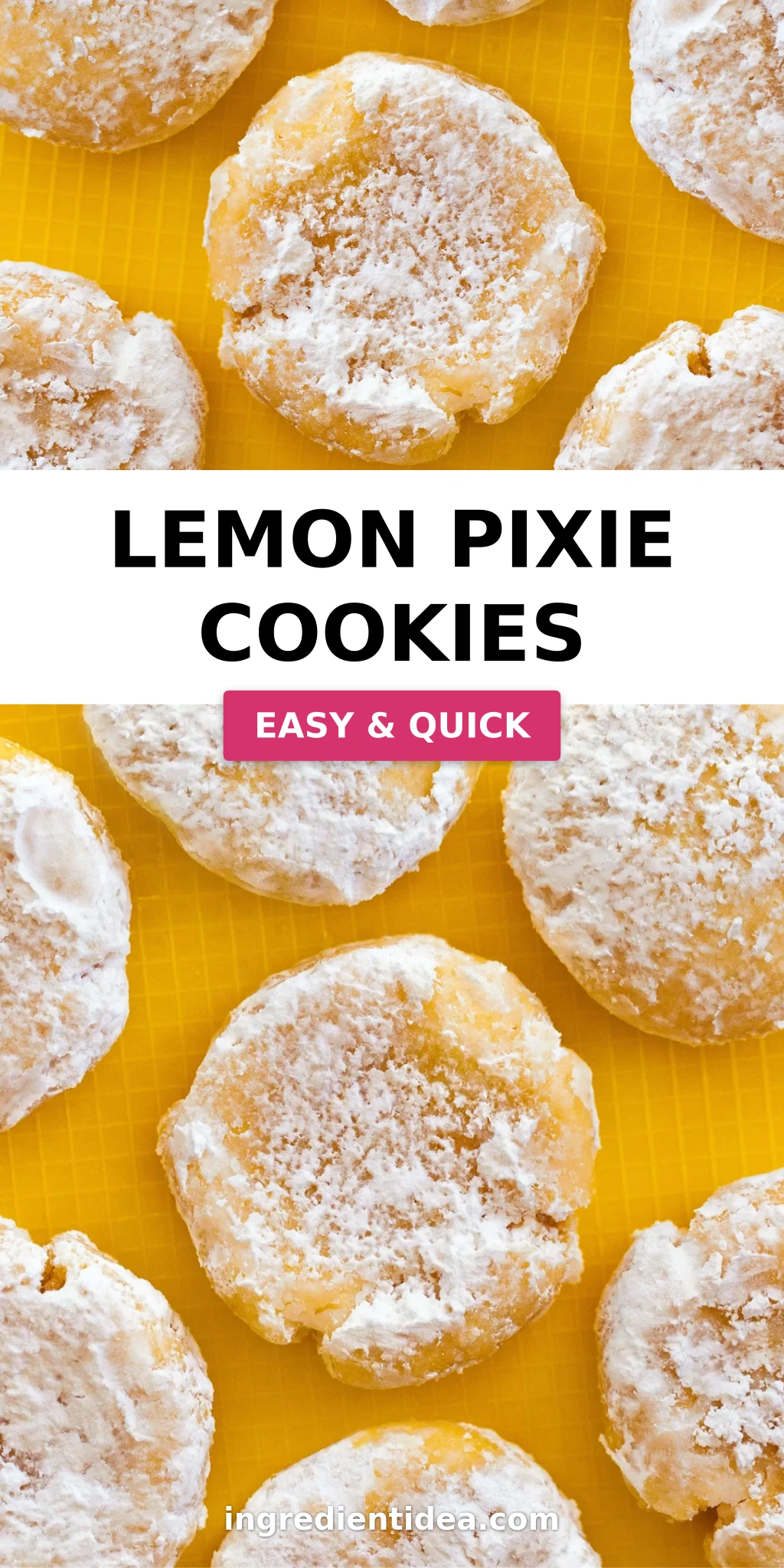 Lemon Pixie Cookies
