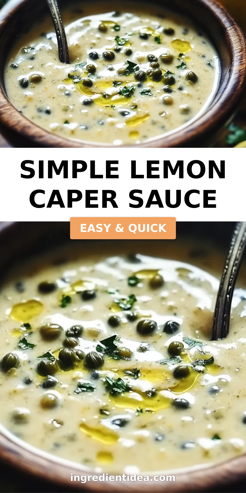 Simple Lemon Caper Sauce