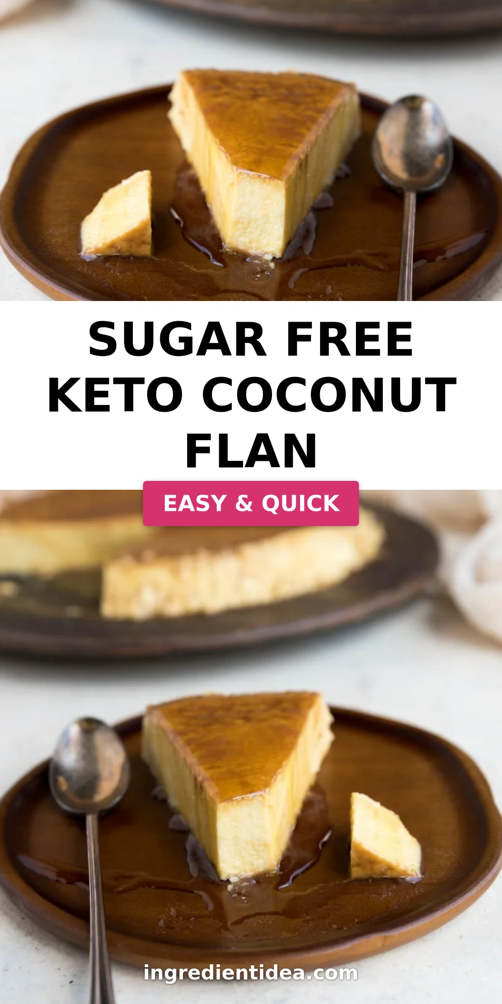Sugar Free Keto Coconut Flan