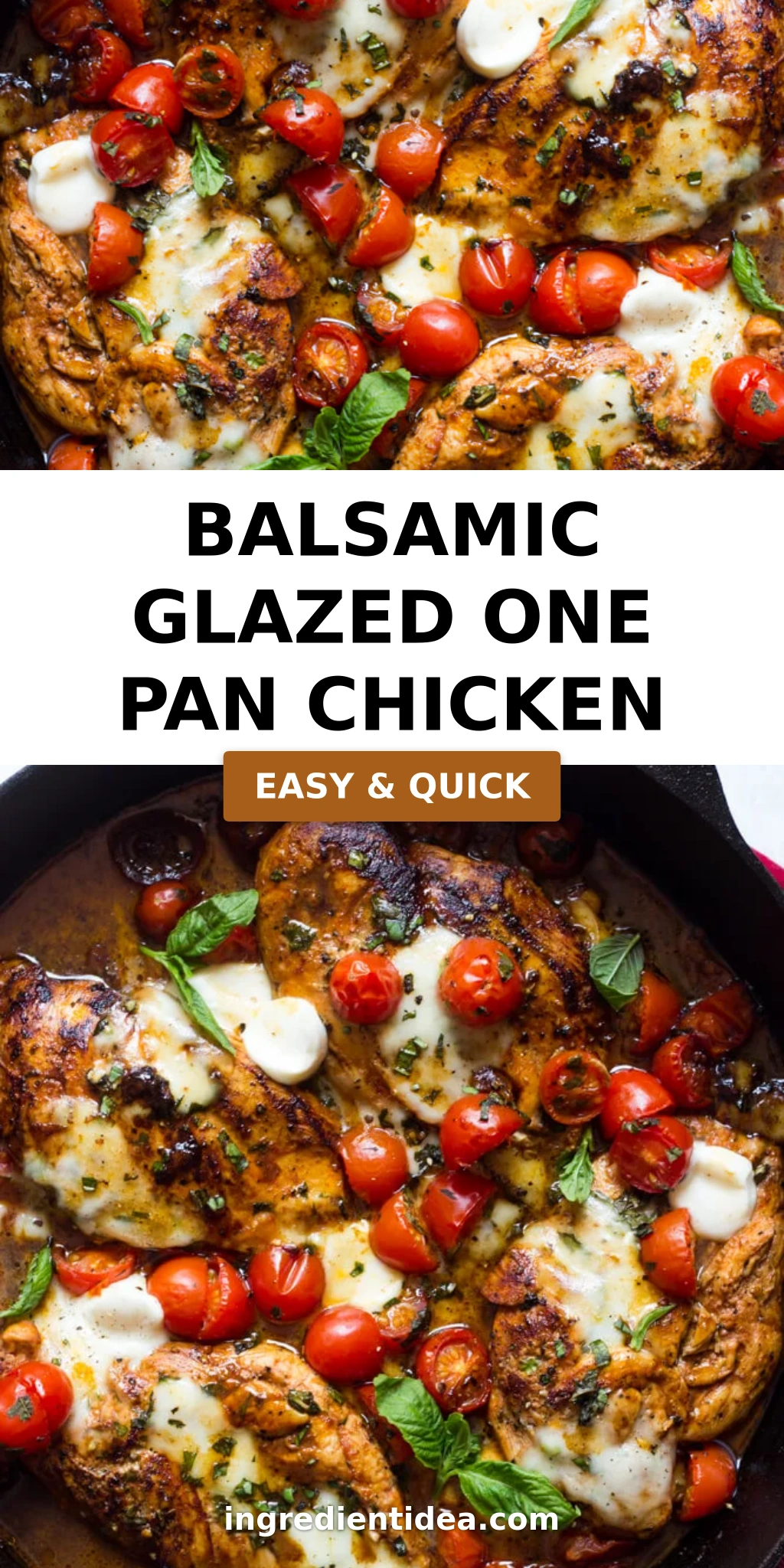 Balsamic Glazed One Pan Chicken