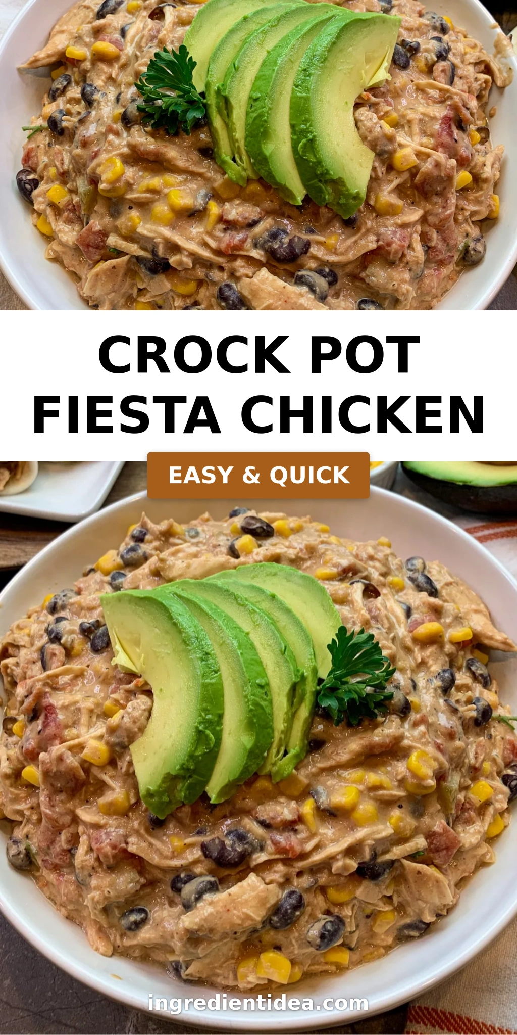 Crock Pot Fiesta Chicken