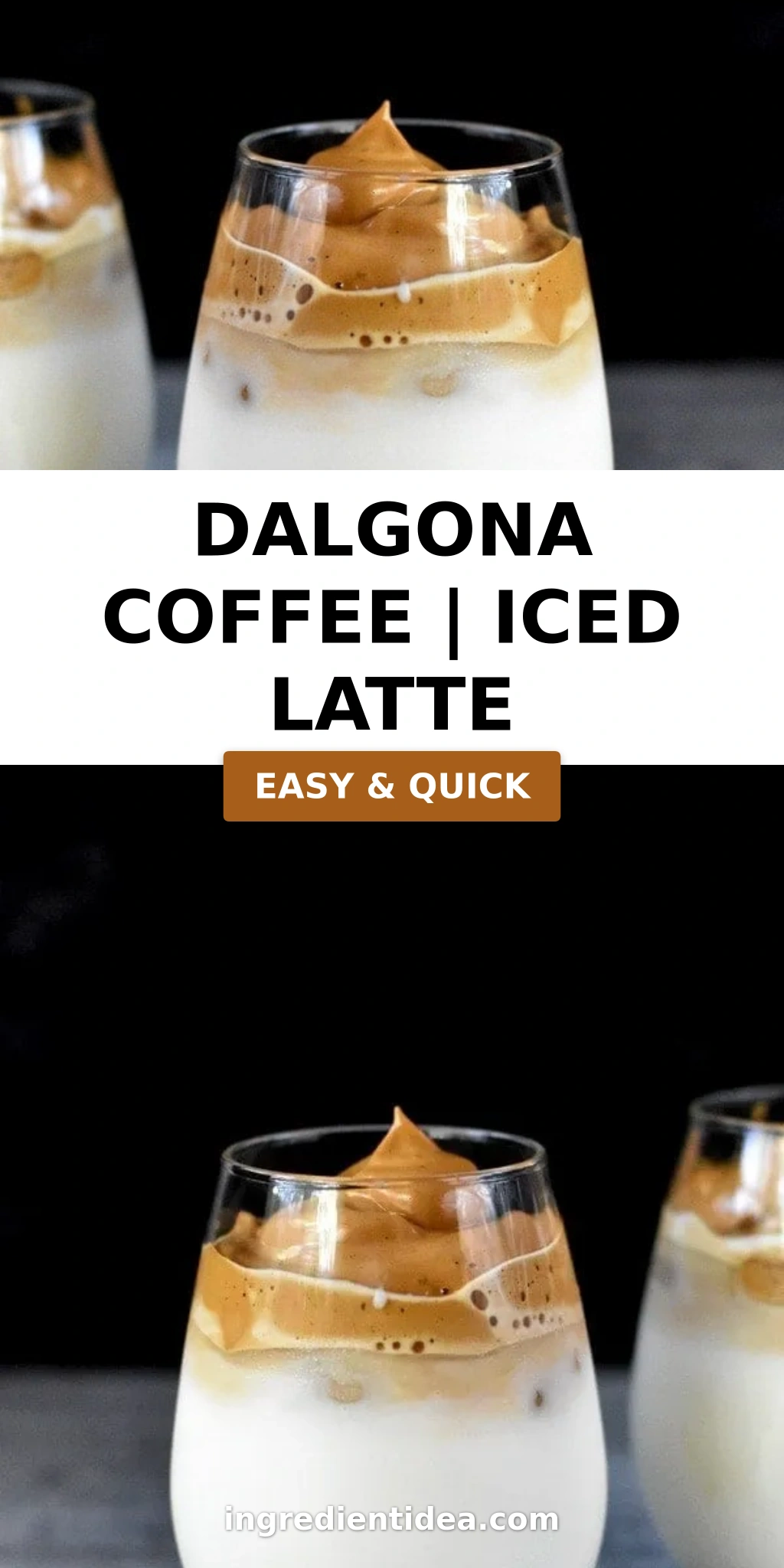 Dalgona Coffee | Iced Latte