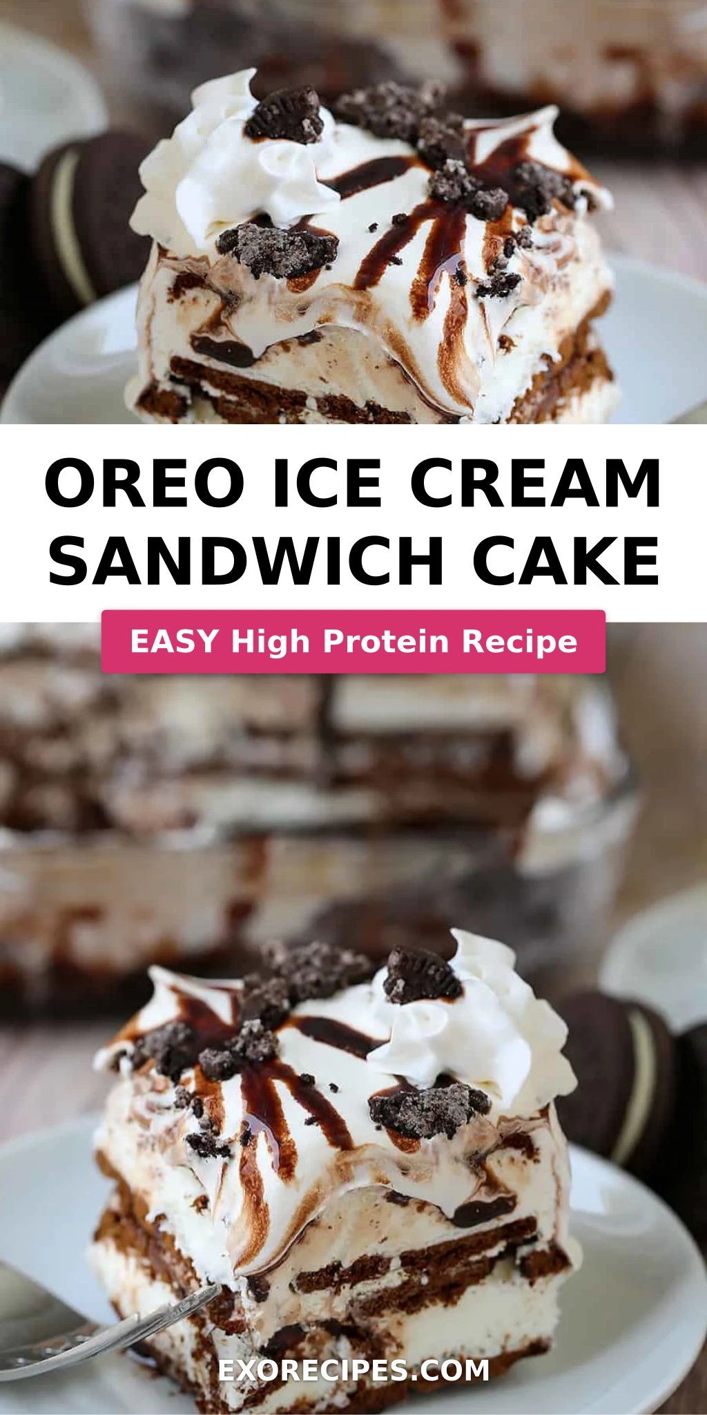 Oreo Ice Cream Sandwich Cake