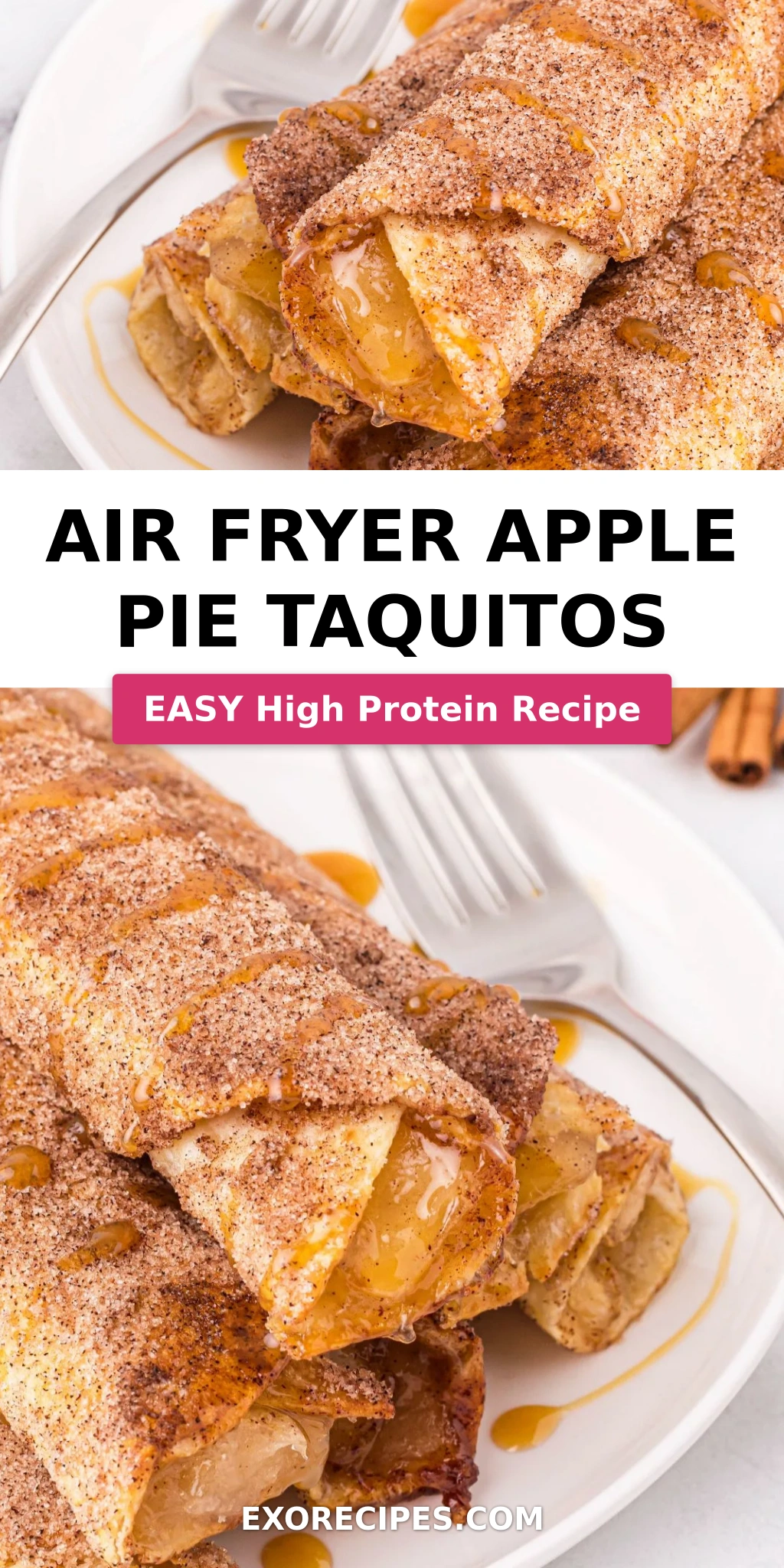 Air Fryer Apple Pie Taquitos