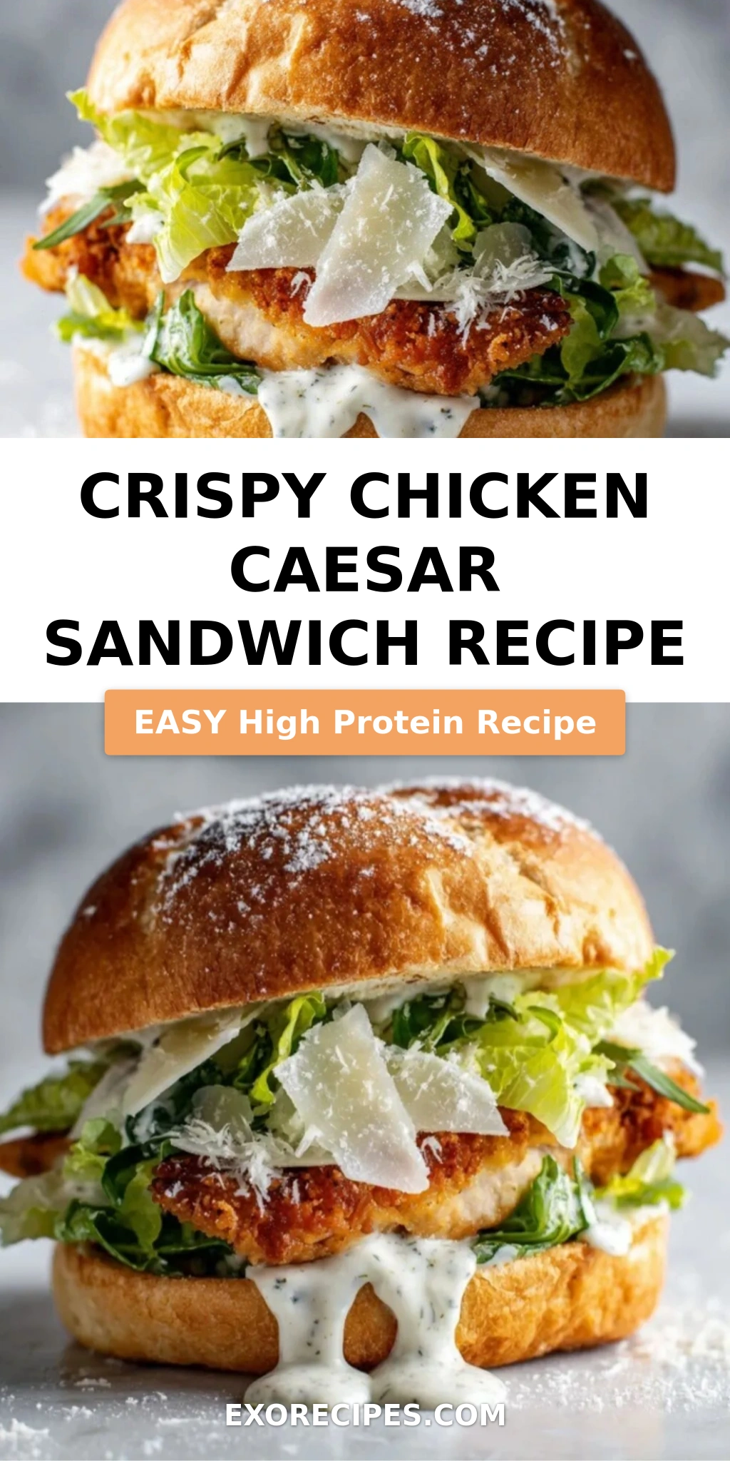 Crispy Chicken Caesar Sandwich Recipe