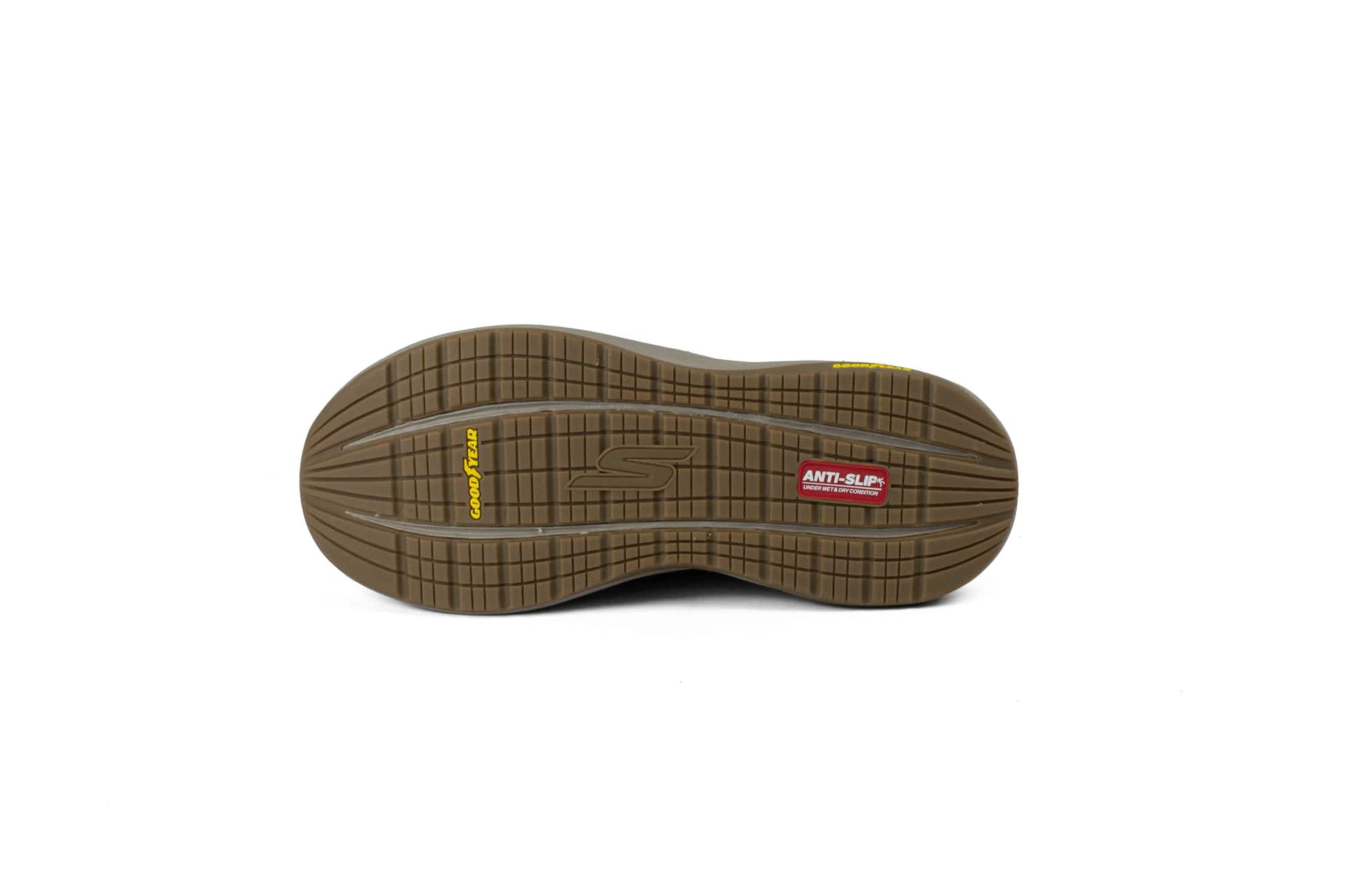 TENIS SKECHERS HOMBRE GO WALK SLIP INS GRIS SIN CORDON vista 5