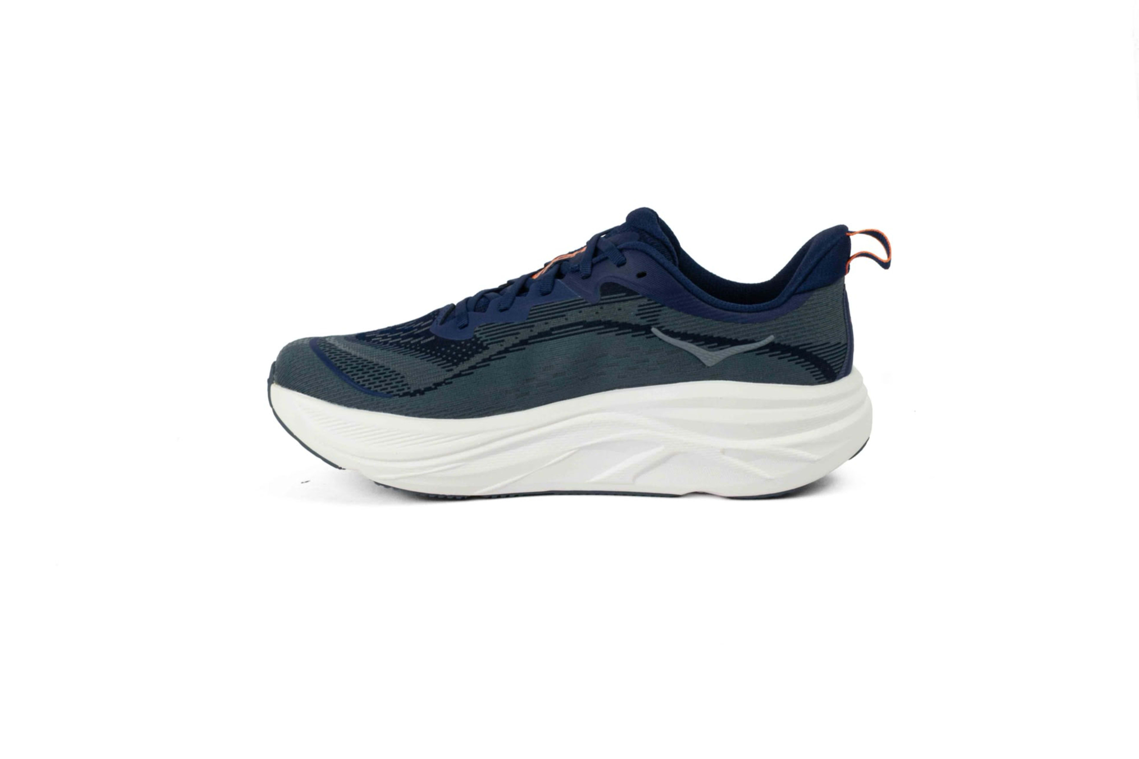 TENIS HOKA SKYFLOW HOMBRE AZUL NARANJA vista 3