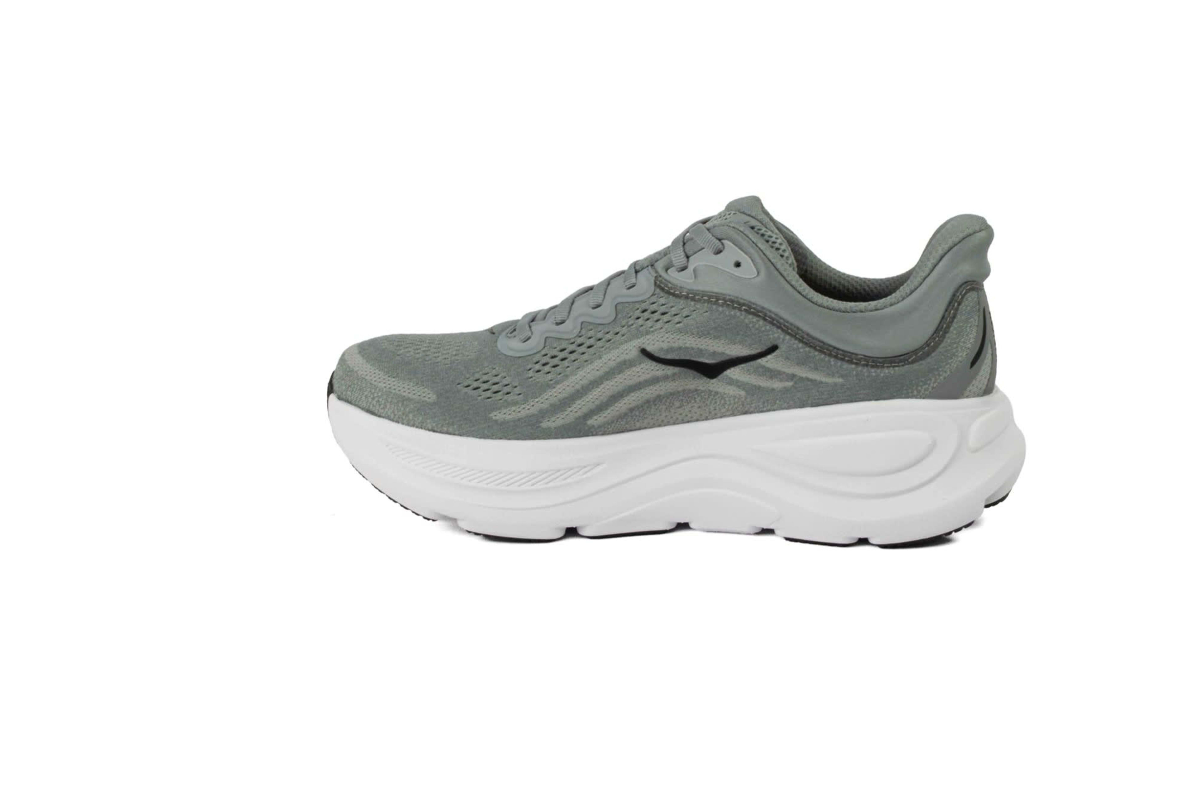 TENIS HOKA RUNNING BONDI 9 HOMBRE GRIS vista 3