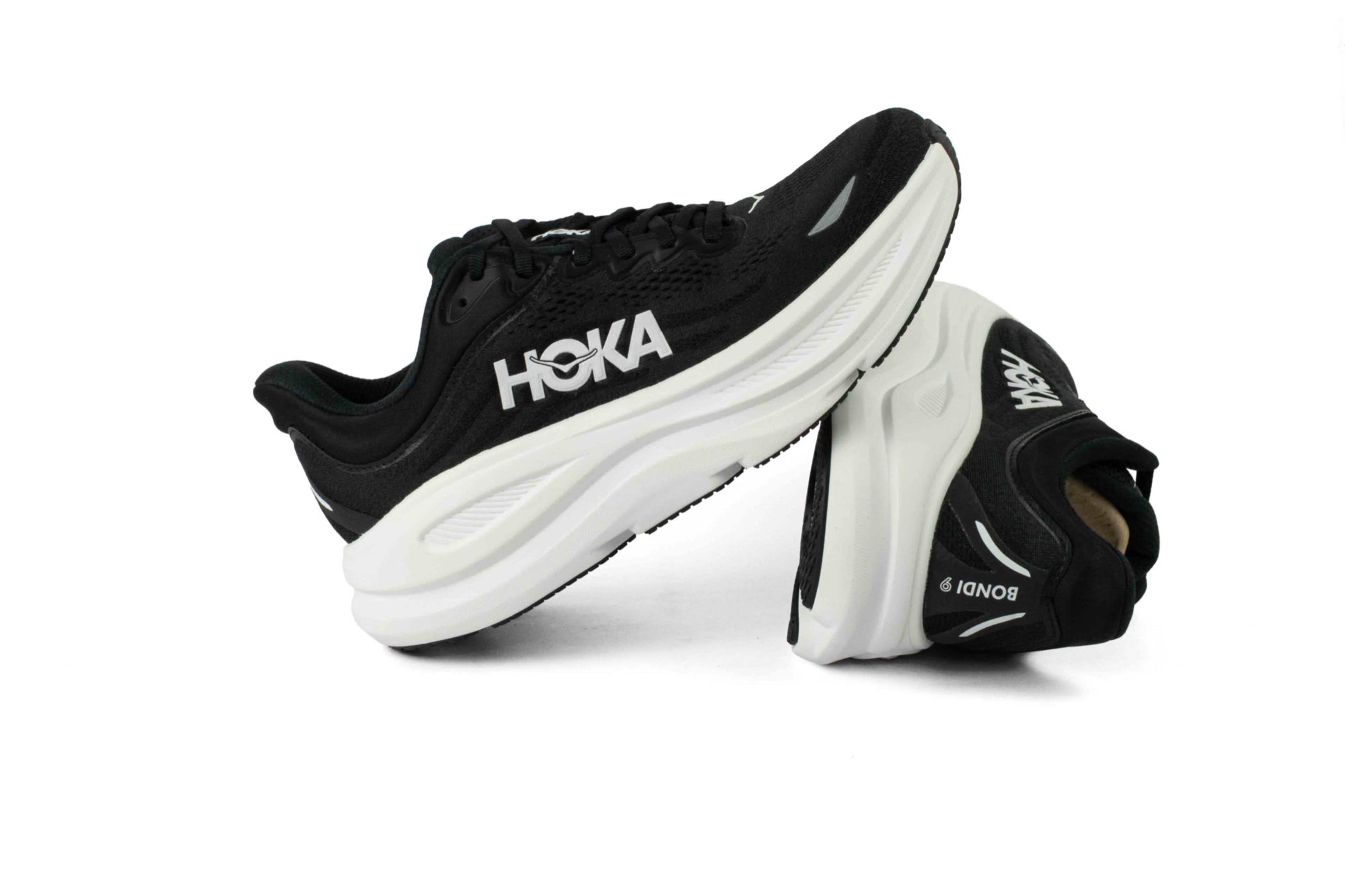 TENIS HOKA BONDI 9 HOMBRE NEGRO MUJER vista 5
