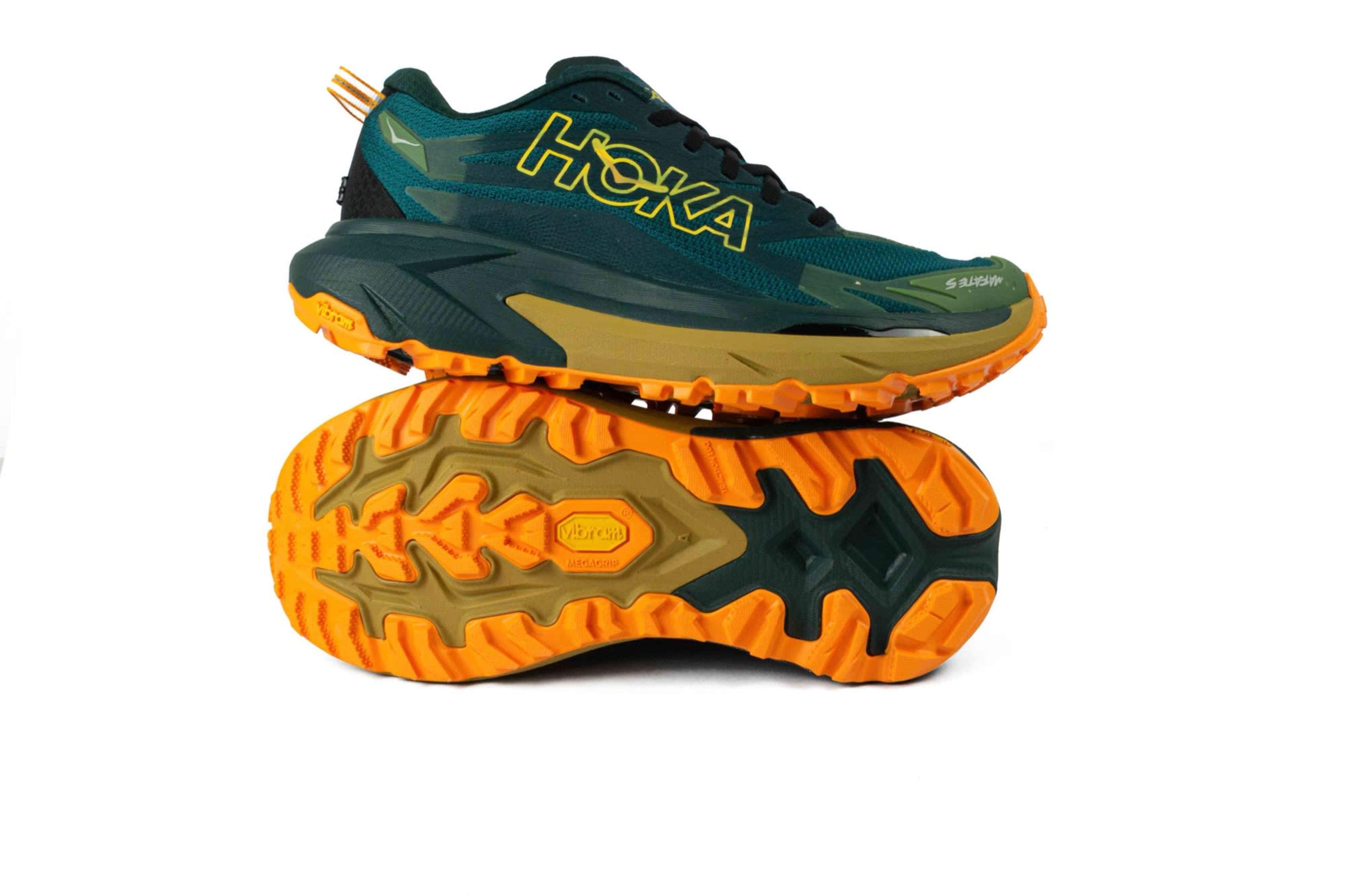 TENIS HOKA MAFATE 5 TIDAL WAVE/MUSTARD SEED vista 5