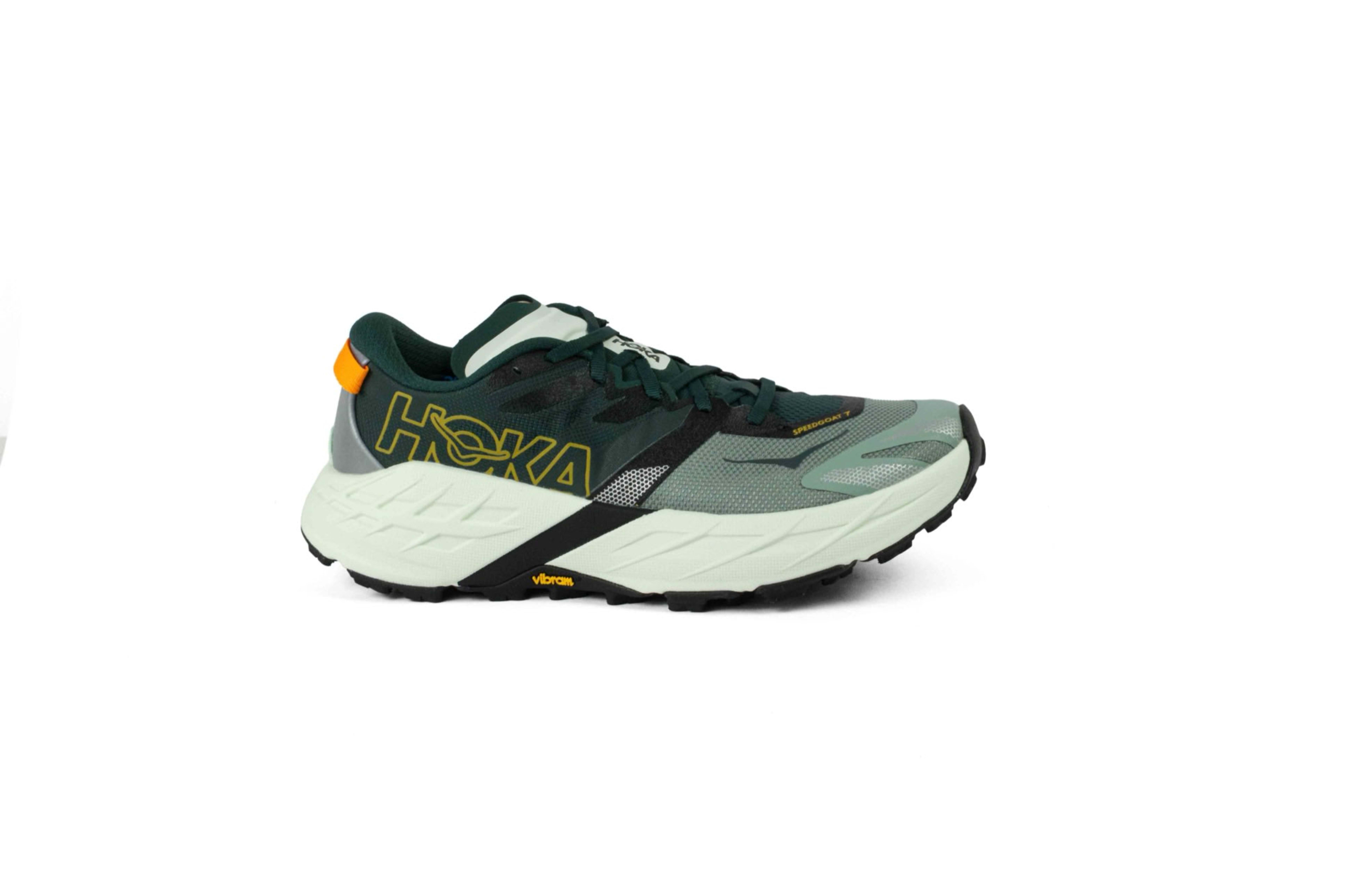 TENIS HOKA SPEEDGOAT 7 HOMBRE VERDE vista 2