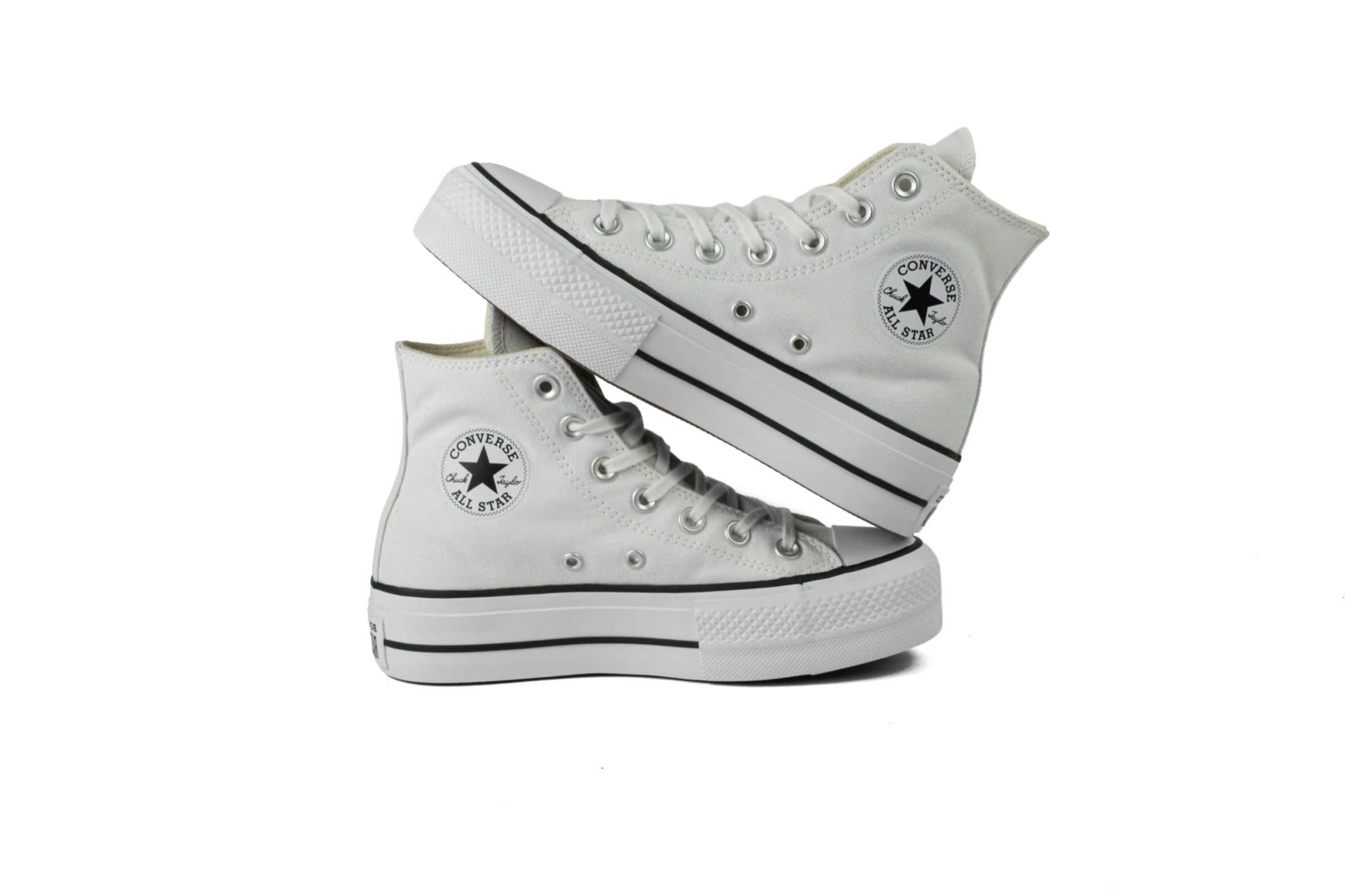 BOTA CONVERSE CHUCK TAYLOR ALL STAR PLATFORMA BLANCA vista 5