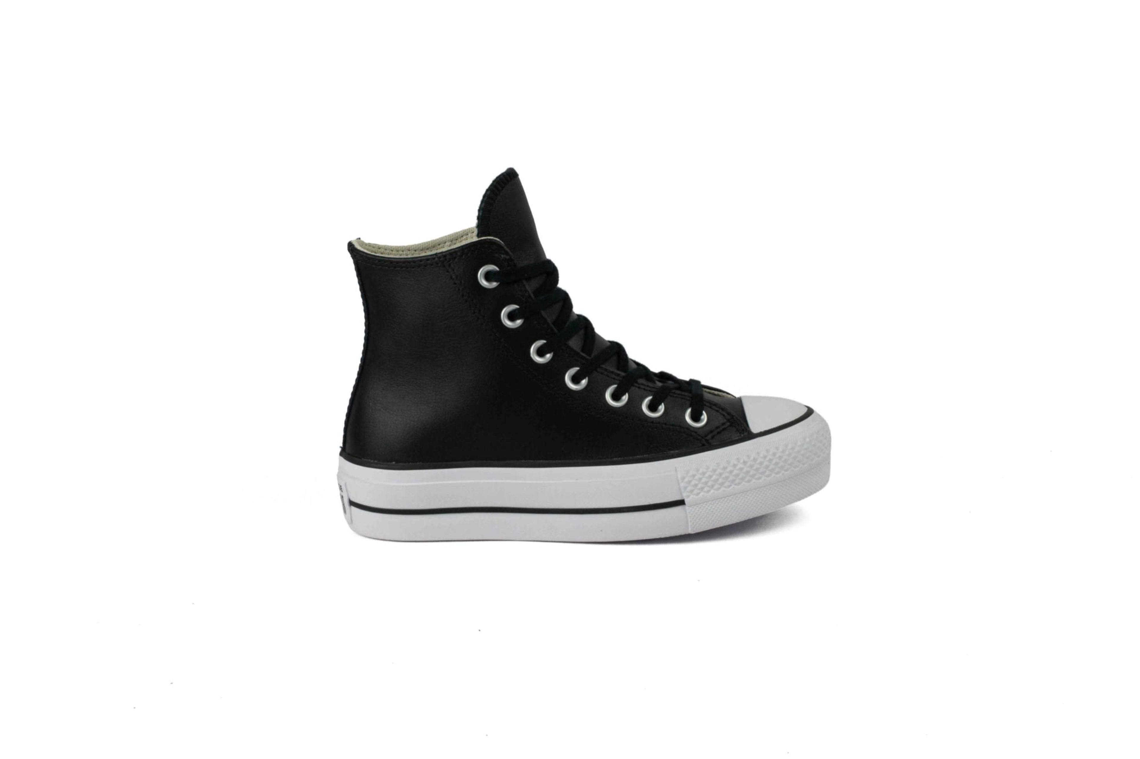 TENIS CONVERSE PLATAFORMA MUJER CHUCK TAYLOR NEGROS vista 2