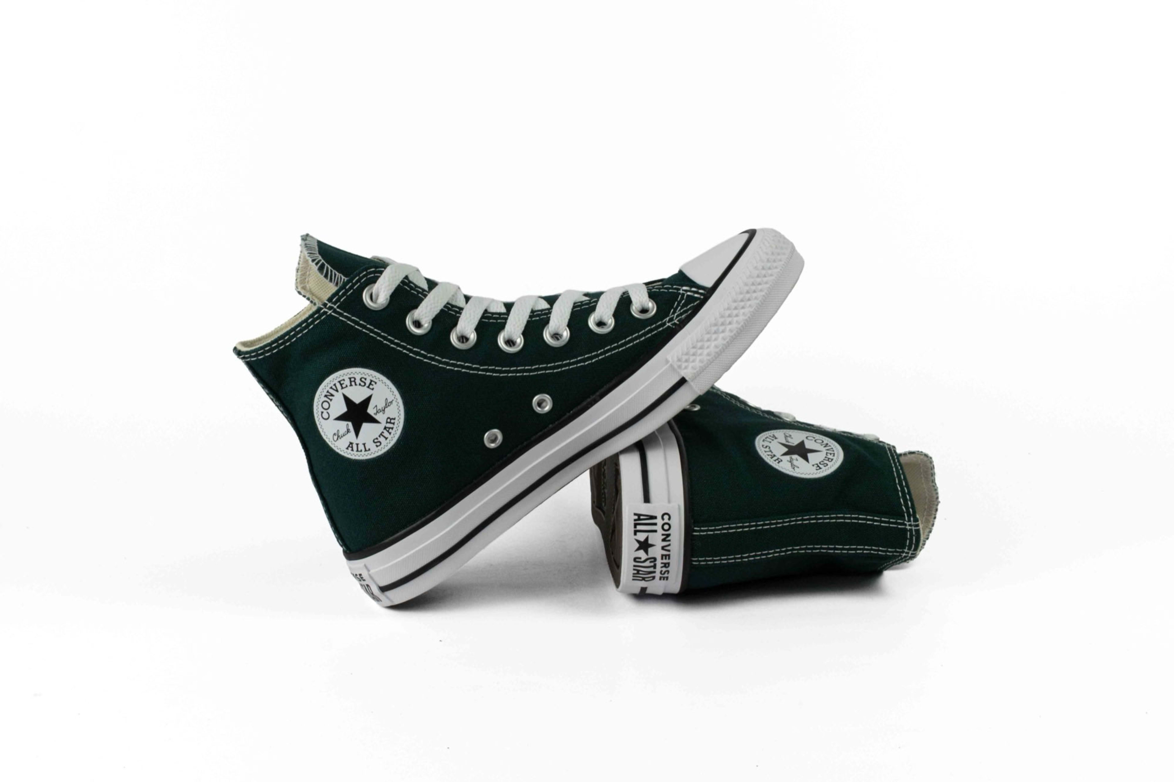 BOTA CONVERSE CLÁSICA UNISEX VERDE PINO vista 5