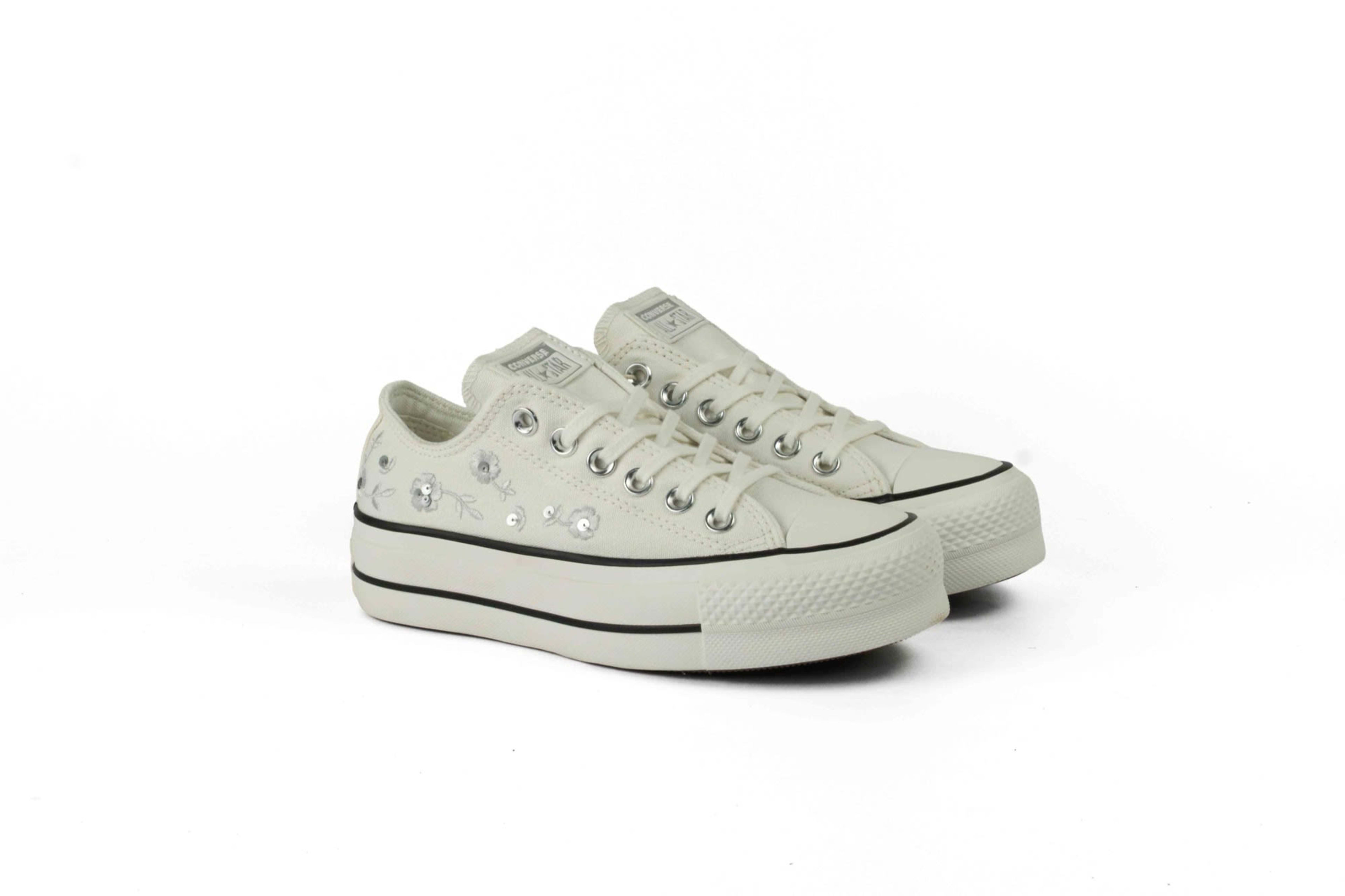 TENIS CONVERSE DE MUJER BLANCO TEXTIL vista 1