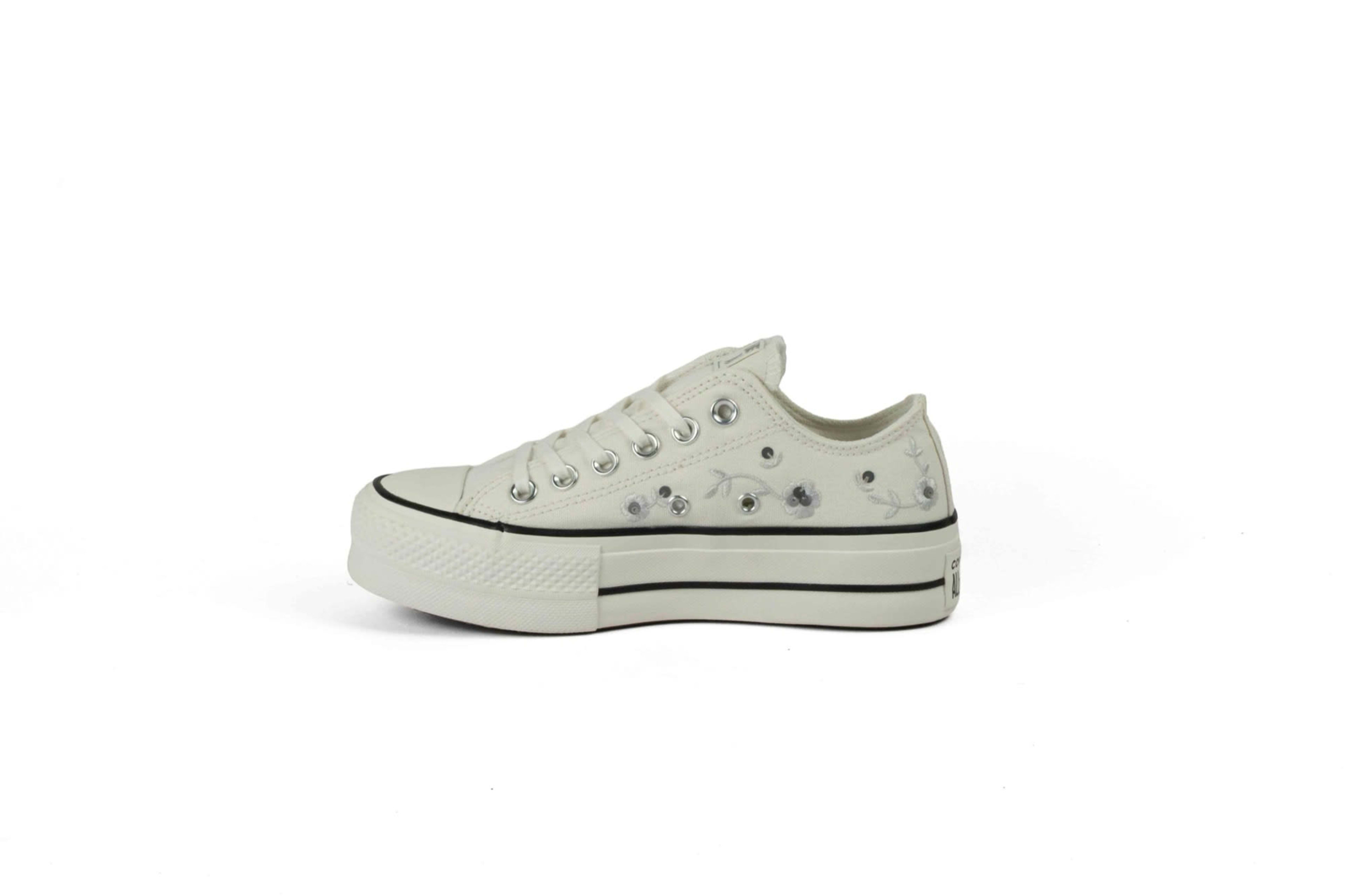 TENIS CONVERSE DE MUJER BLANCO TEXTIL vista 3